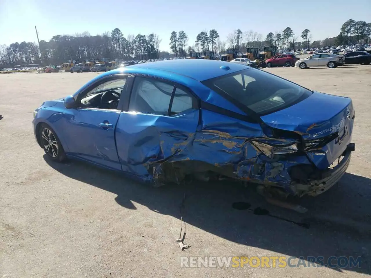 2 Photograph of a damaged car 3N1AB8CV1MY303856 NISSAN SENTRA 2021