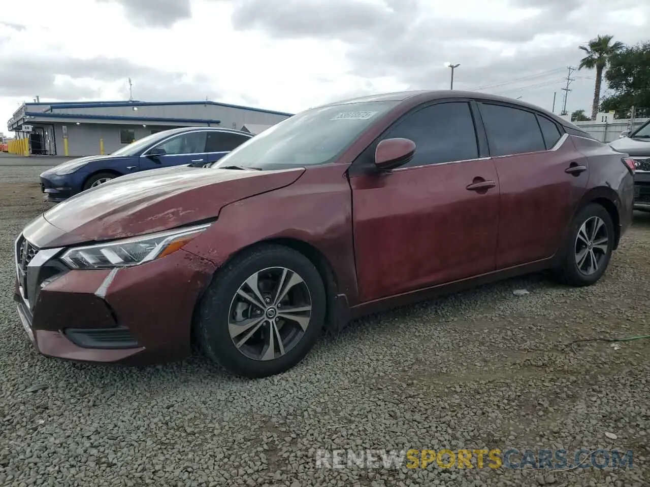 1 Фотография поврежденного автомобиля 3N1AB8CV2MY203846 NISSAN SENTRA 2021