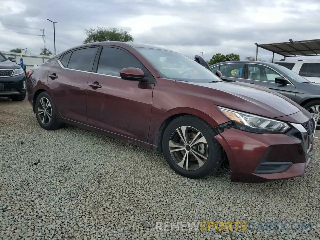 4 Фотография поврежденного автомобиля 3N1AB8CV2MY203846 NISSAN SENTRA 2021