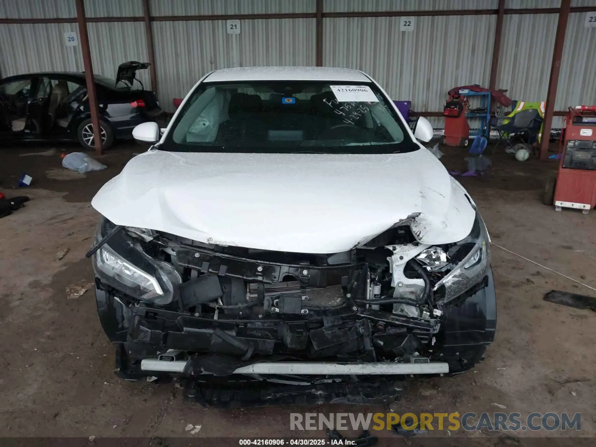 12 Photograph of a damaged car 3N1AB8CV2MY224132 NISSAN SENTRA 2021