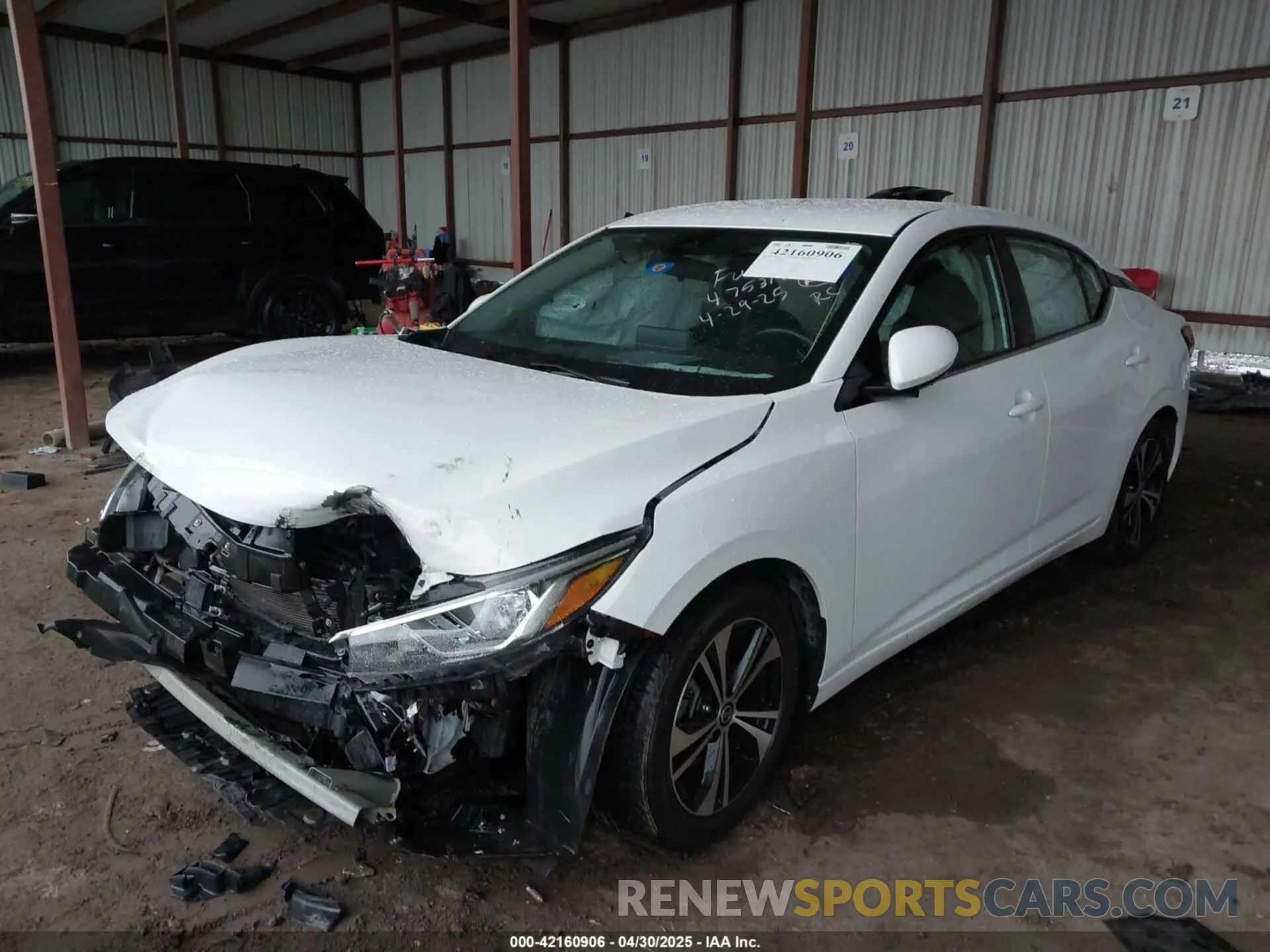 2 Photograph of a damaged car 3N1AB8CV2MY224132 NISSAN SENTRA 2021