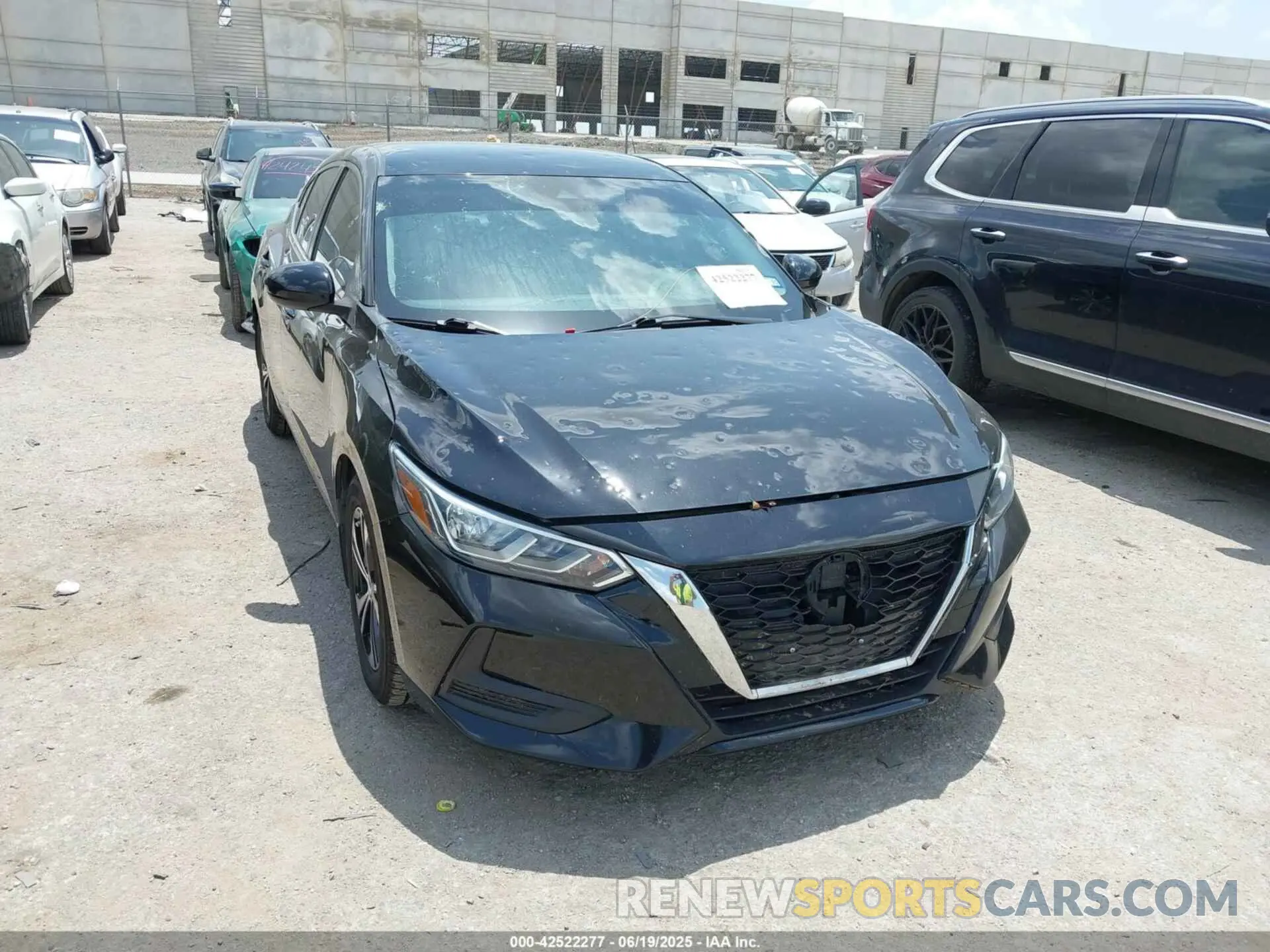 1 Photograph of a damaged car 3N1AB8CV2MY263402 NISSAN SENTRA 2021