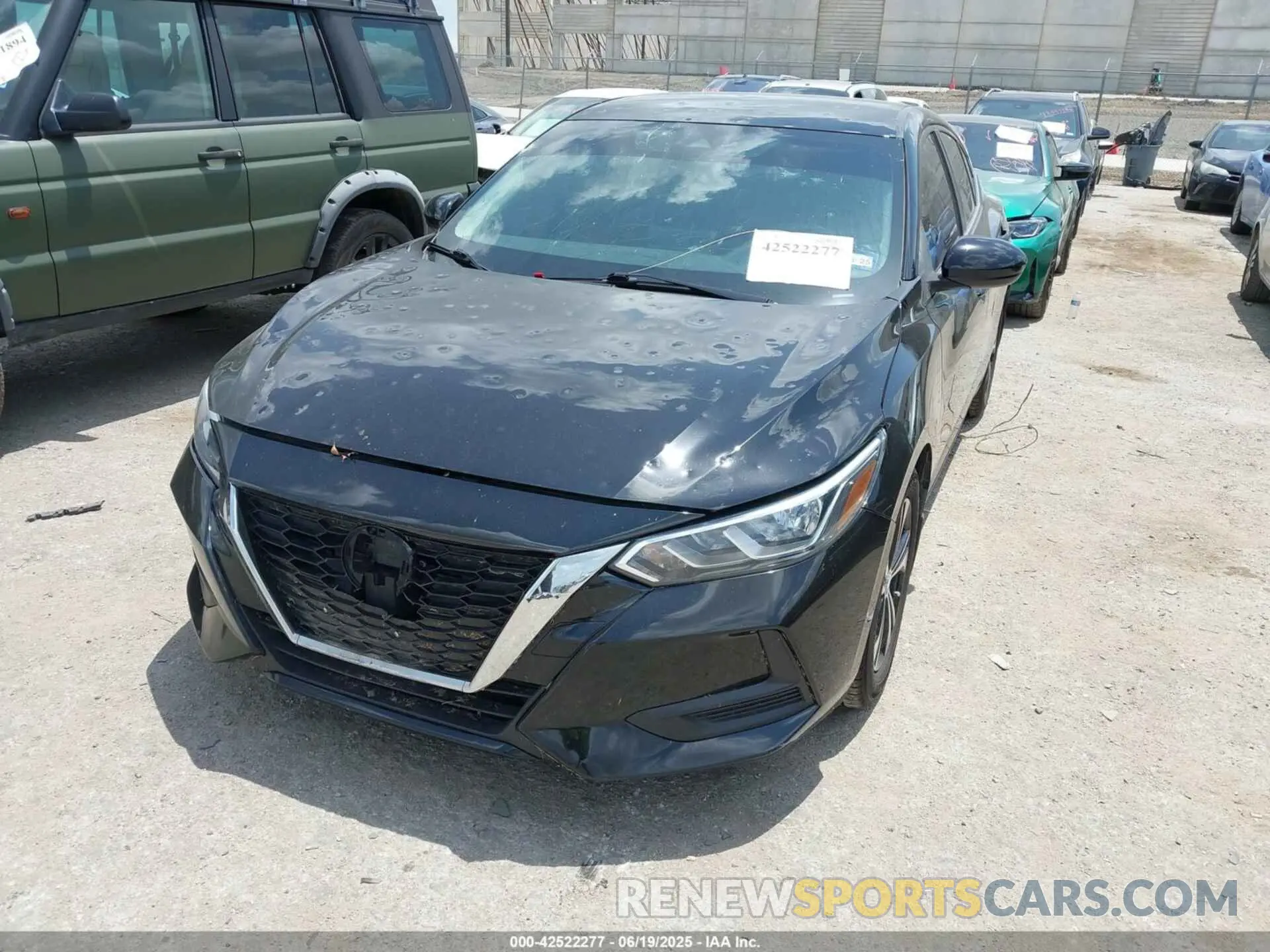 2 Photograph of a damaged car 3N1AB8CV2MY263402 NISSAN SENTRA 2021