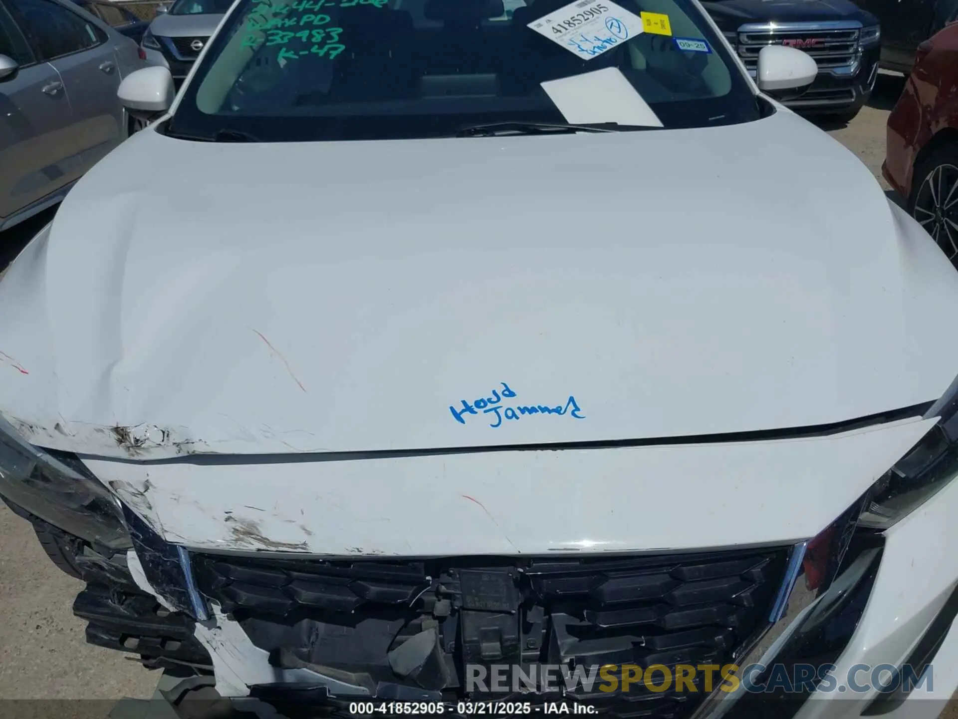 10 Фотография поврежденного автомобиля 3N1AB8CV2MY280684 NISSAN SENTRA 2021