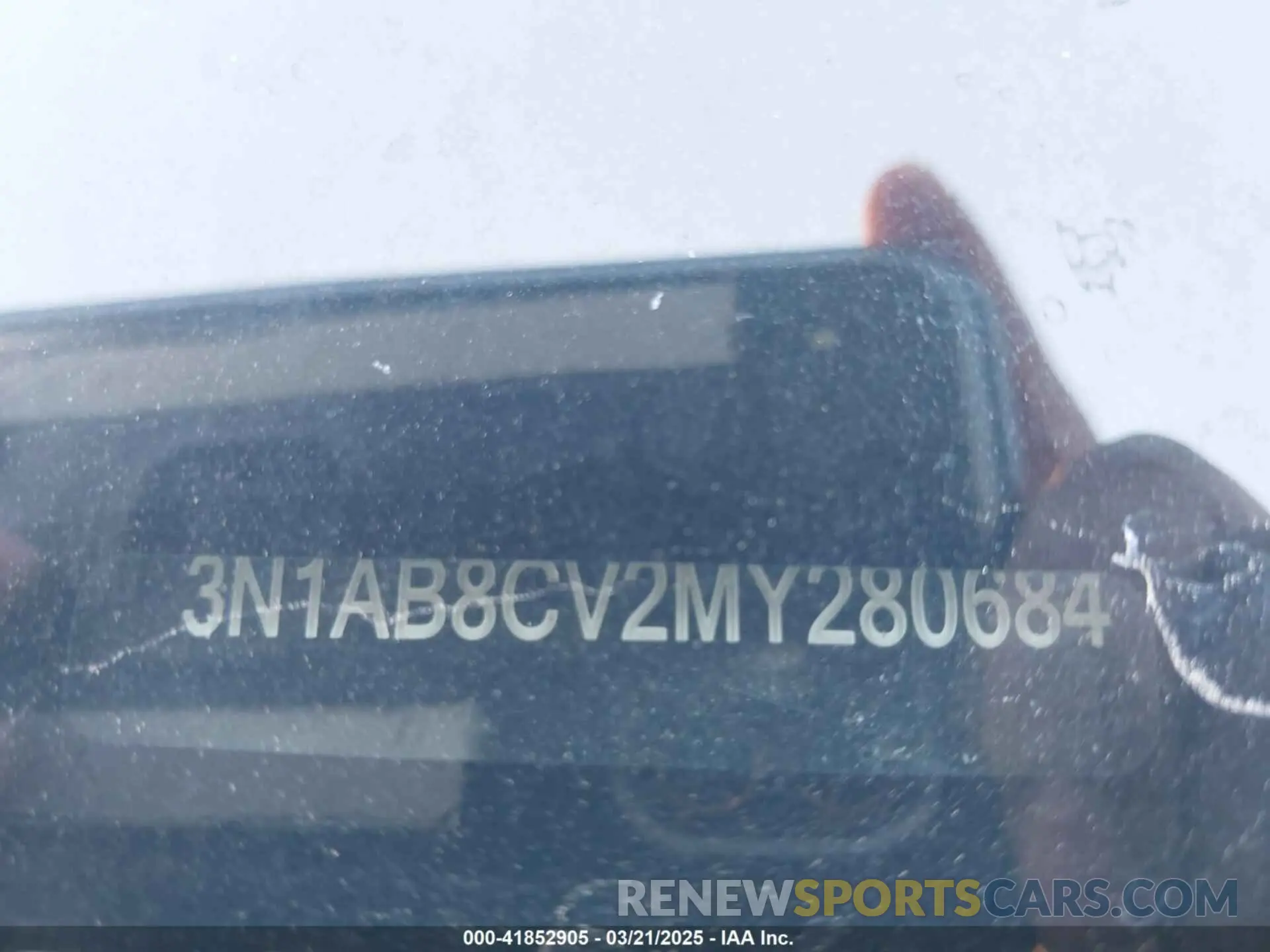 9 Фотография поврежденного автомобиля 3N1AB8CV2MY280684 NISSAN SENTRA 2021
