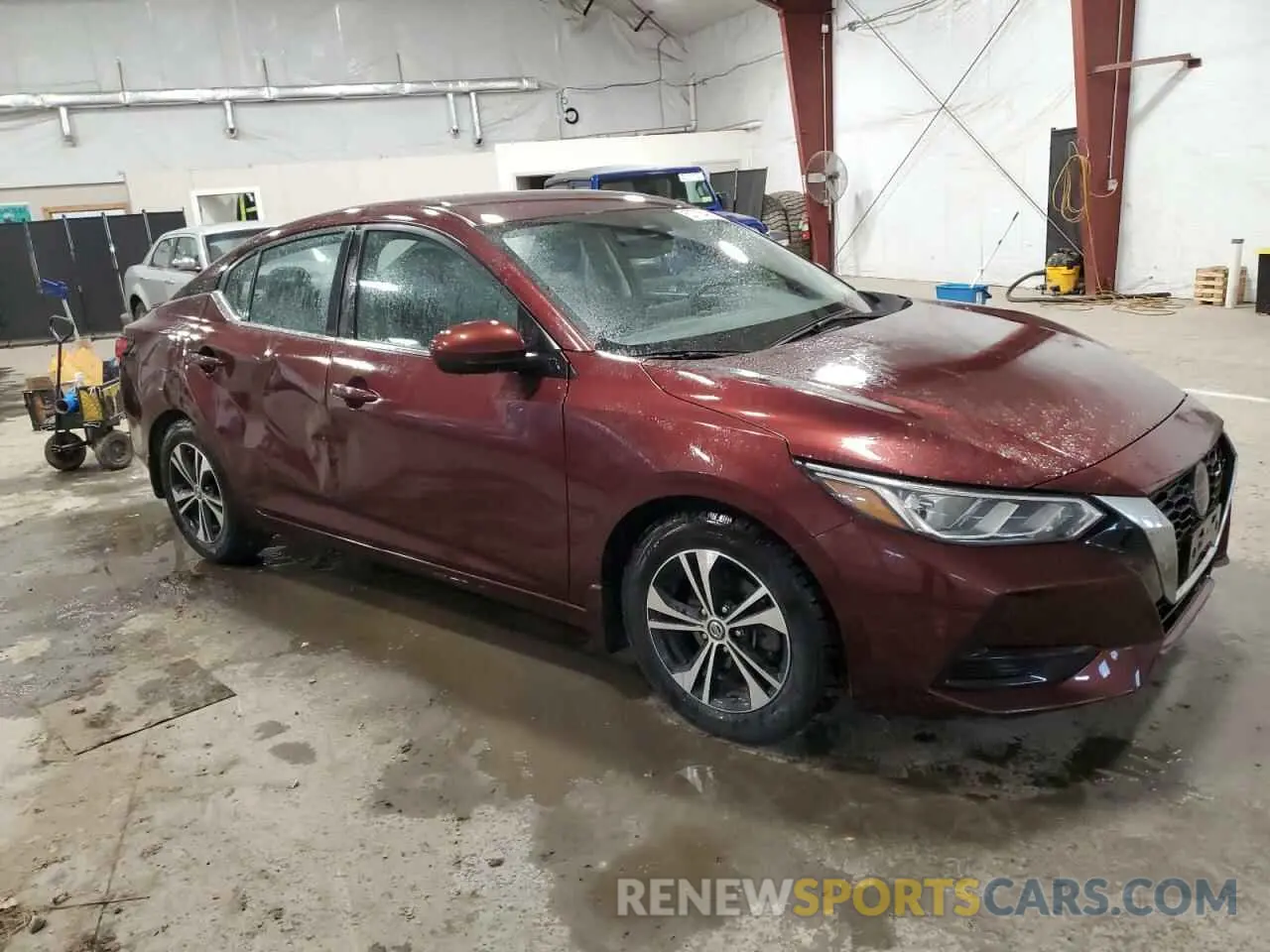 4 Photograph of a damaged car 3N1AB8CV2MY283326 NISSAN SENTRA 2021