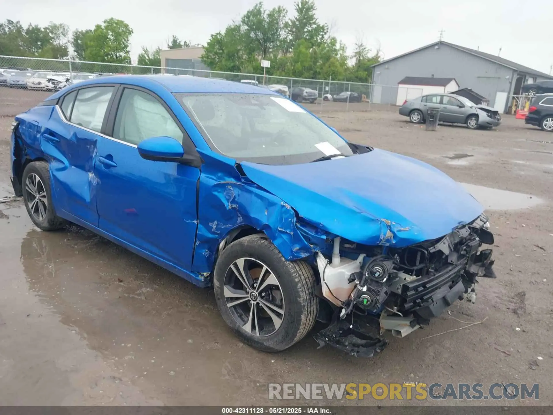 1 Photograph of a damaged car 3N1AB8CV2MY284931 NISSAN SENTRA 2021
