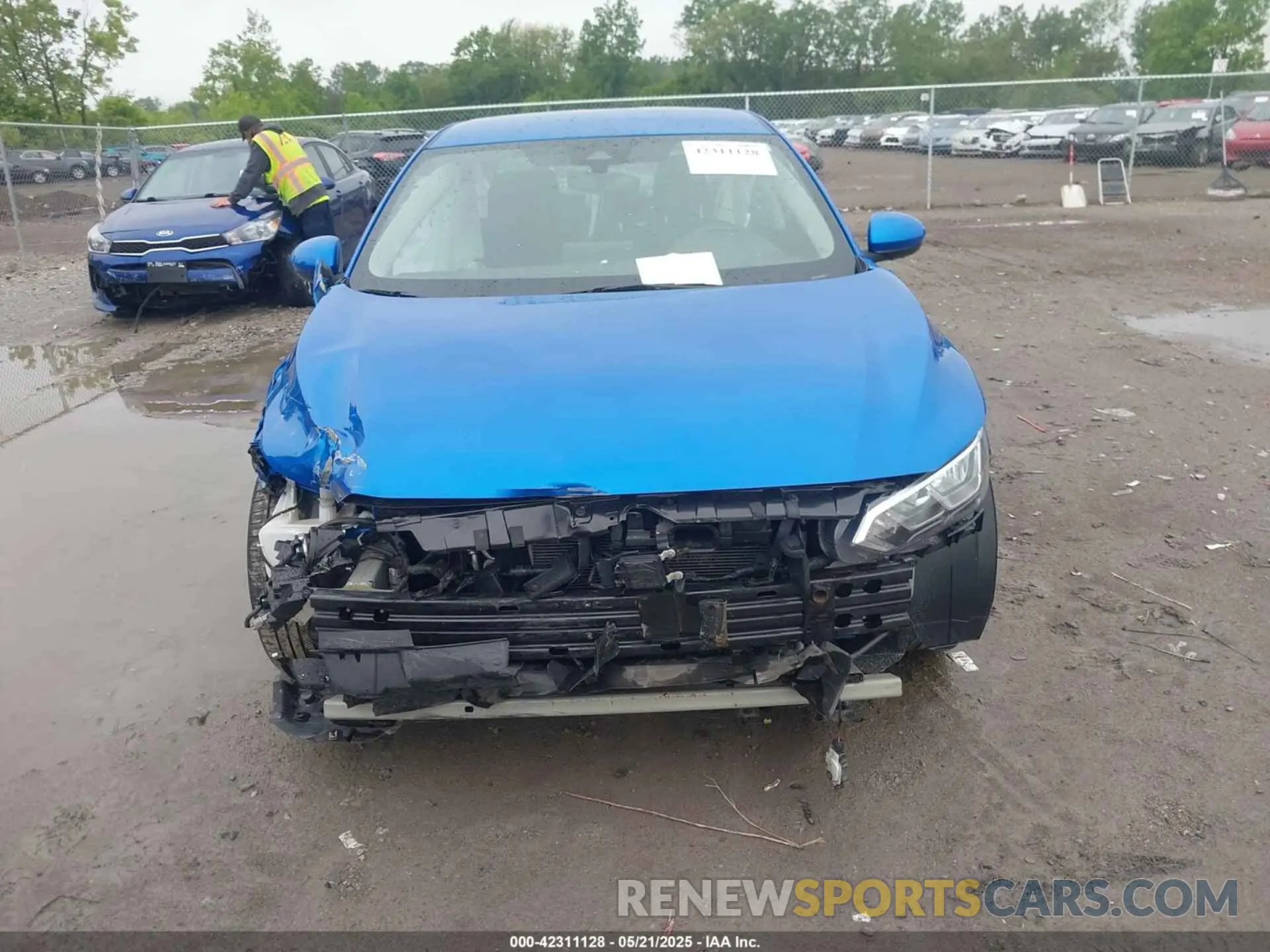 13 Photograph of a damaged car 3N1AB8CV2MY284931 NISSAN SENTRA 2021
