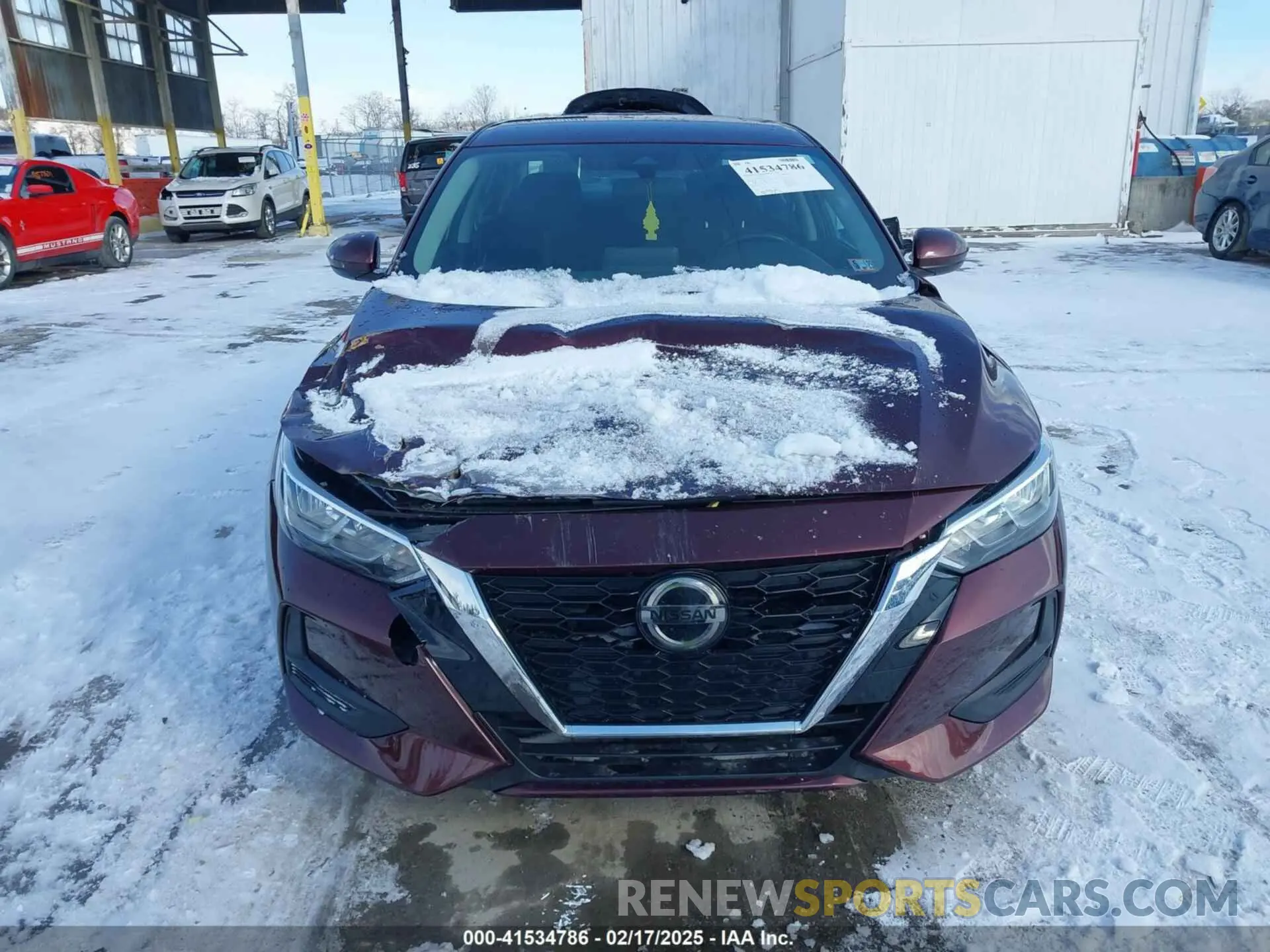 12 Photograph of a damaged car 3N1AB8CV2MY290423 NISSAN SENTRA 2021