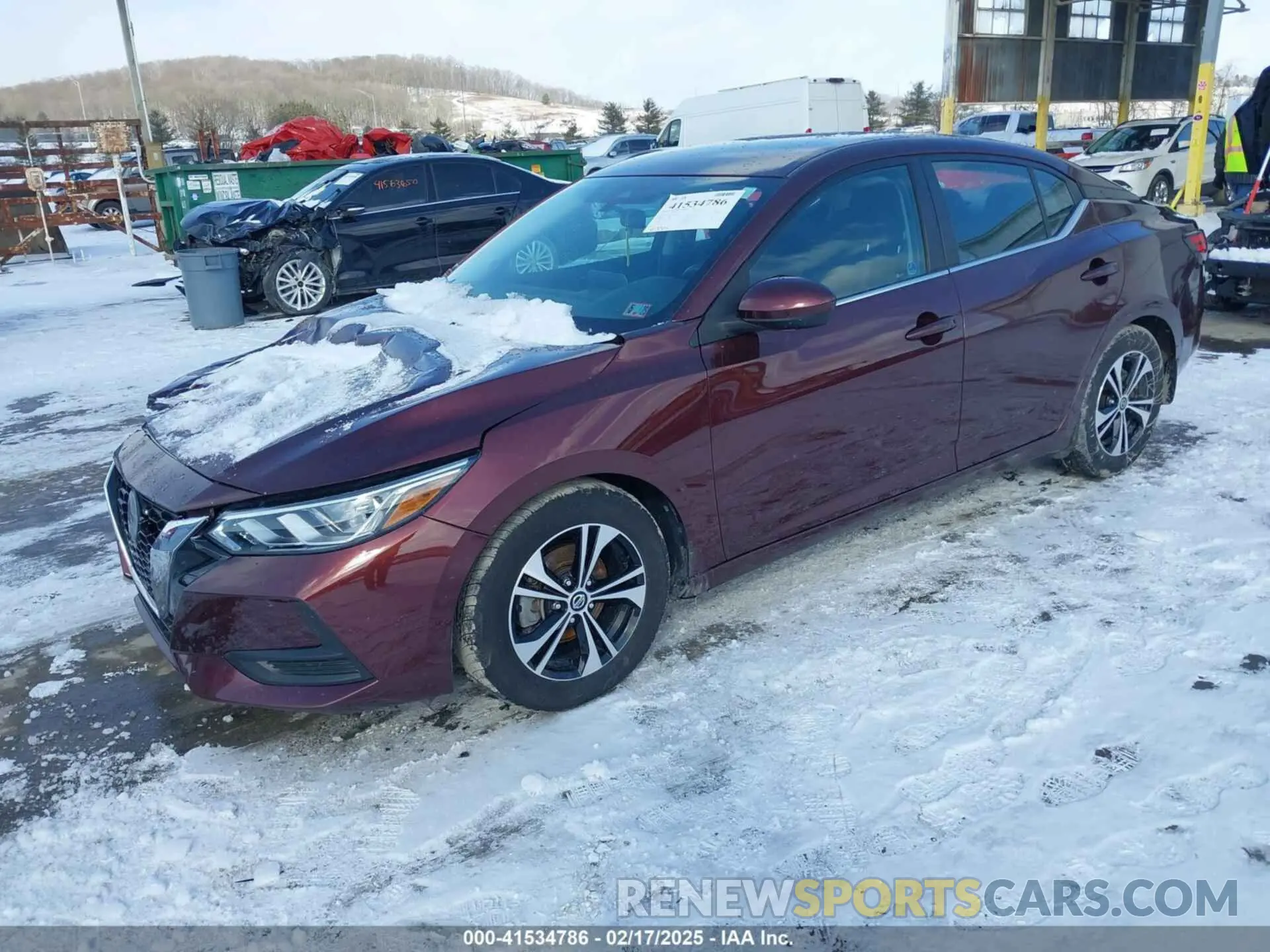 2 Photograph of a damaged car 3N1AB8CV2MY290423 NISSAN SENTRA 2021