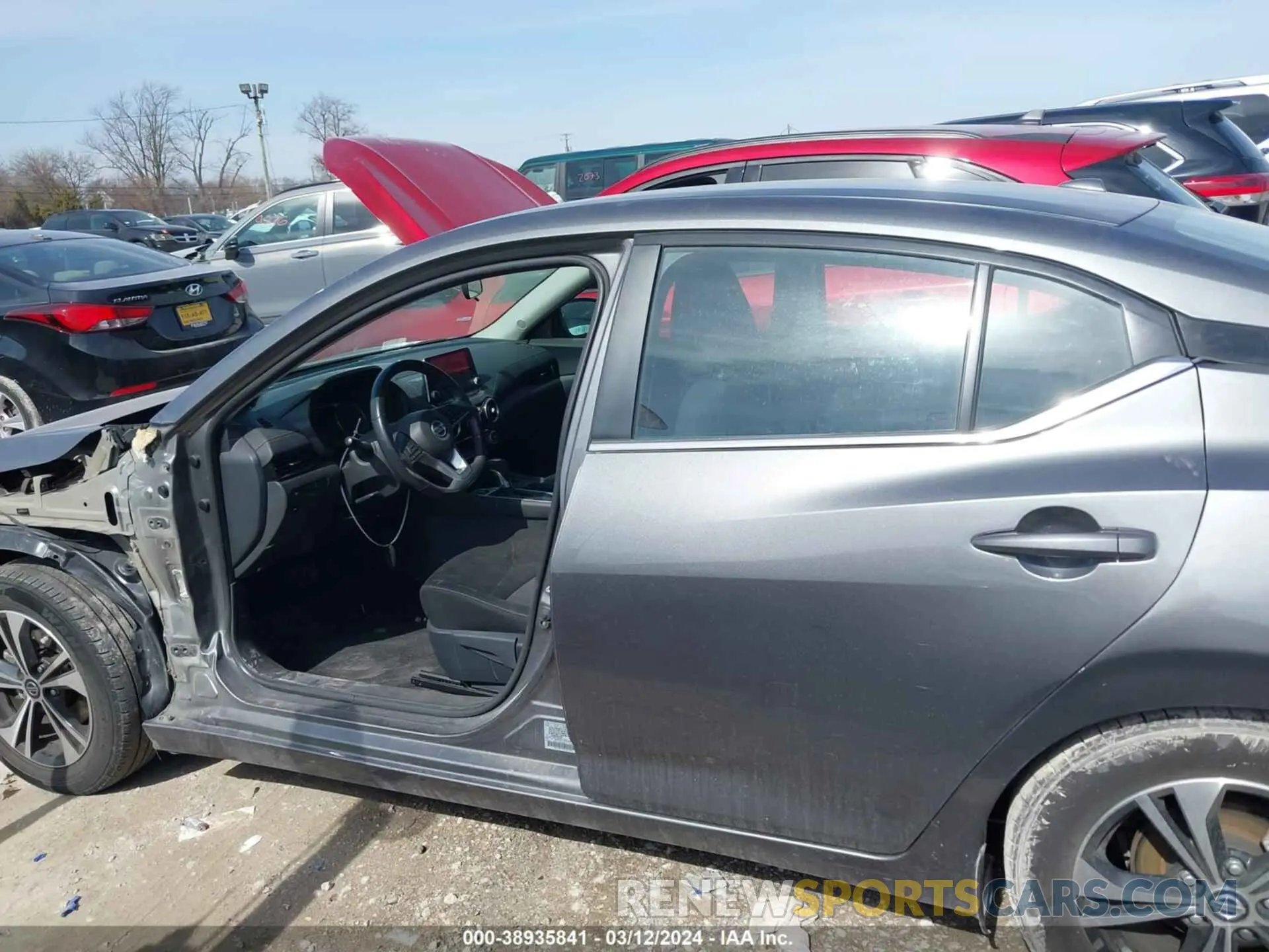 14 Photograph of a damaged car 3N1AB8CV2MY294391 NISSAN SENTRA 2021