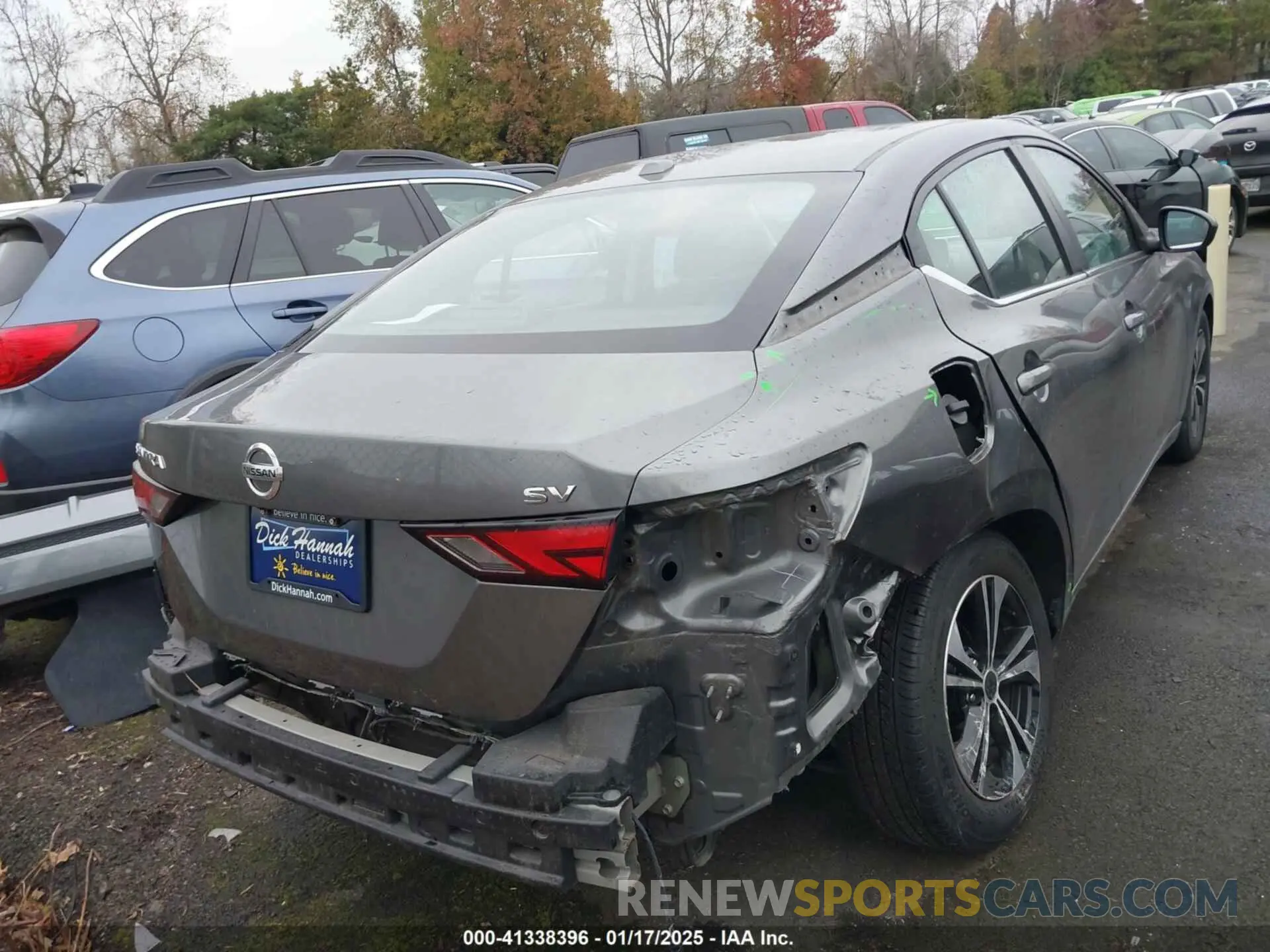 17 Photograph of a damaged car 3N1AB8CV2MY294665 NISSAN SENTRA 2021