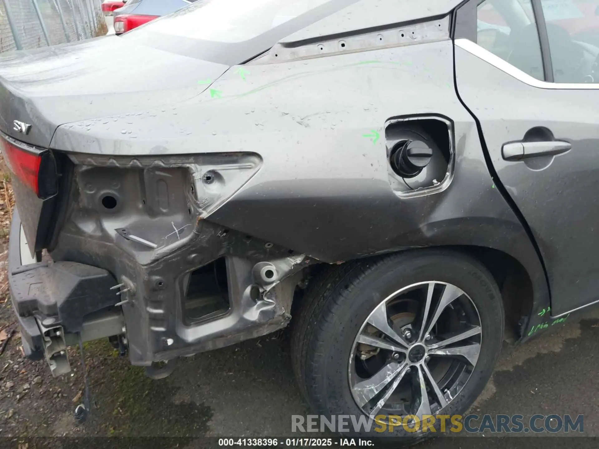 18 Photograph of a damaged car 3N1AB8CV2MY294665 NISSAN SENTRA 2021