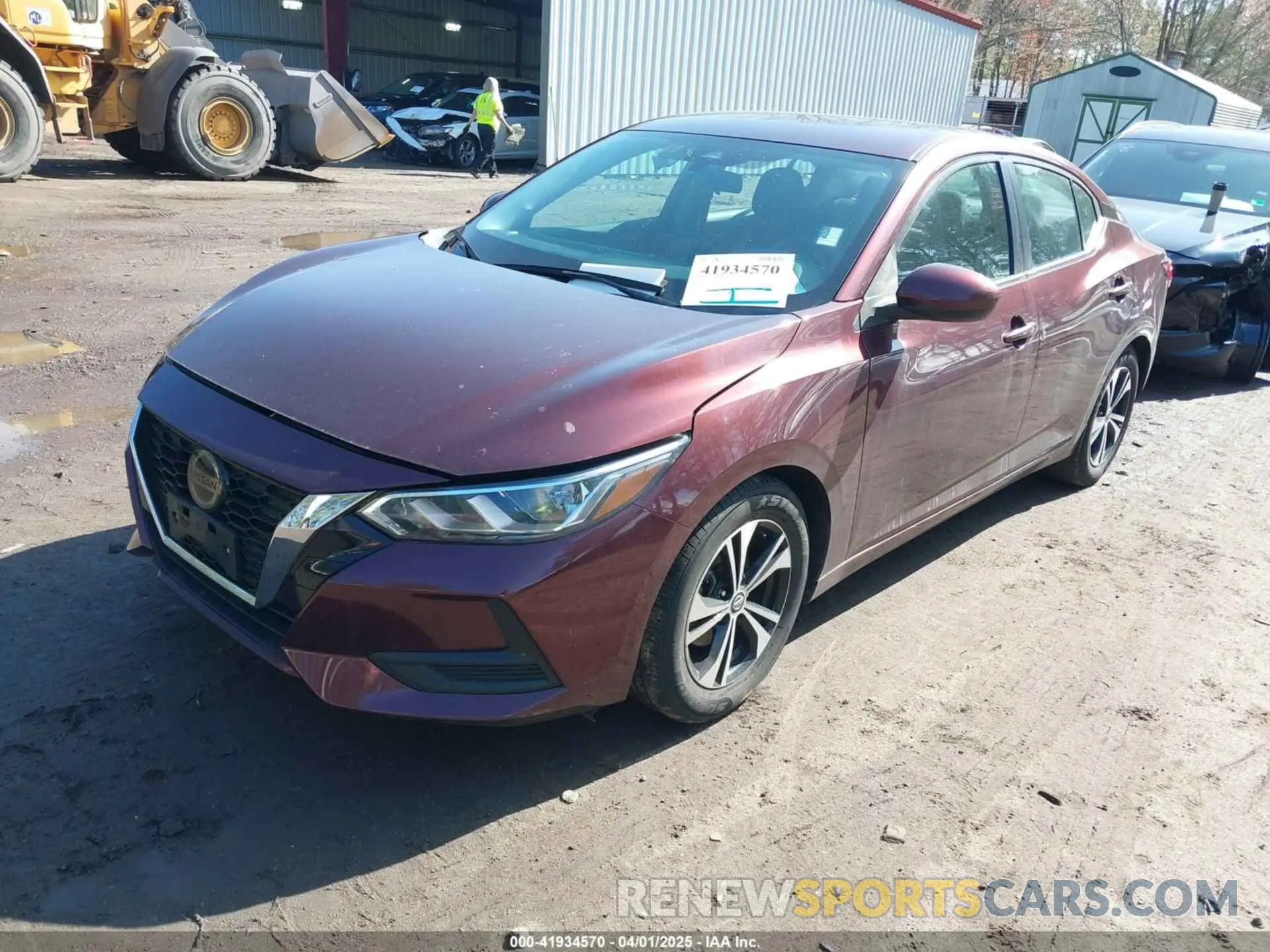2 Фотография поврежденного автомобиля 3N1AB8CV2MY294830 NISSAN SENTRA 2021