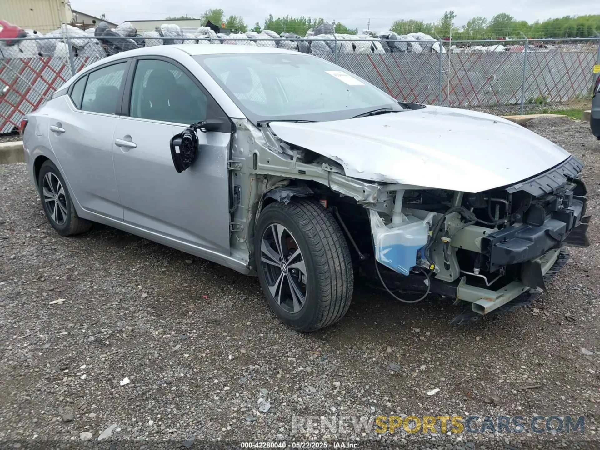 1 Photograph of a damaged car 3N1AB8CV2MY304689 NISSAN SENTRA 2021