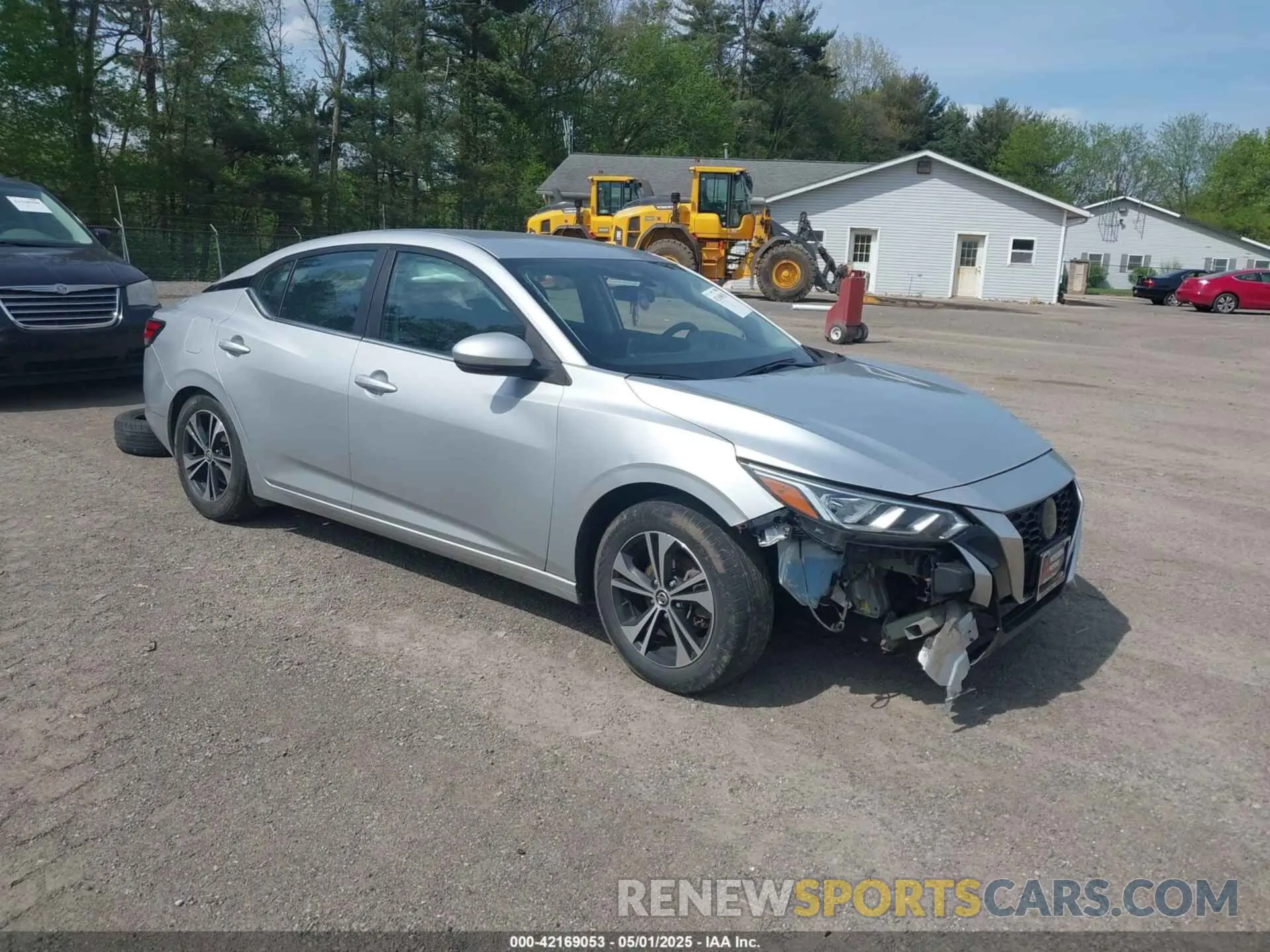 1 Photograph of a damaged car 3N1AB8CV2MY307608 NISSAN SENTRA 2021