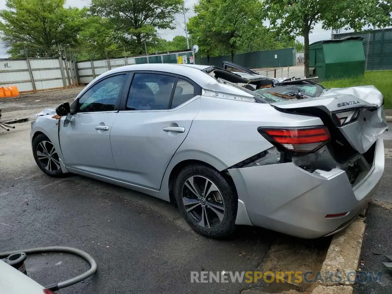 2 Photograph of a damaged car 3N1AB8CV2MY310699 NISSAN SENTRA 2021
