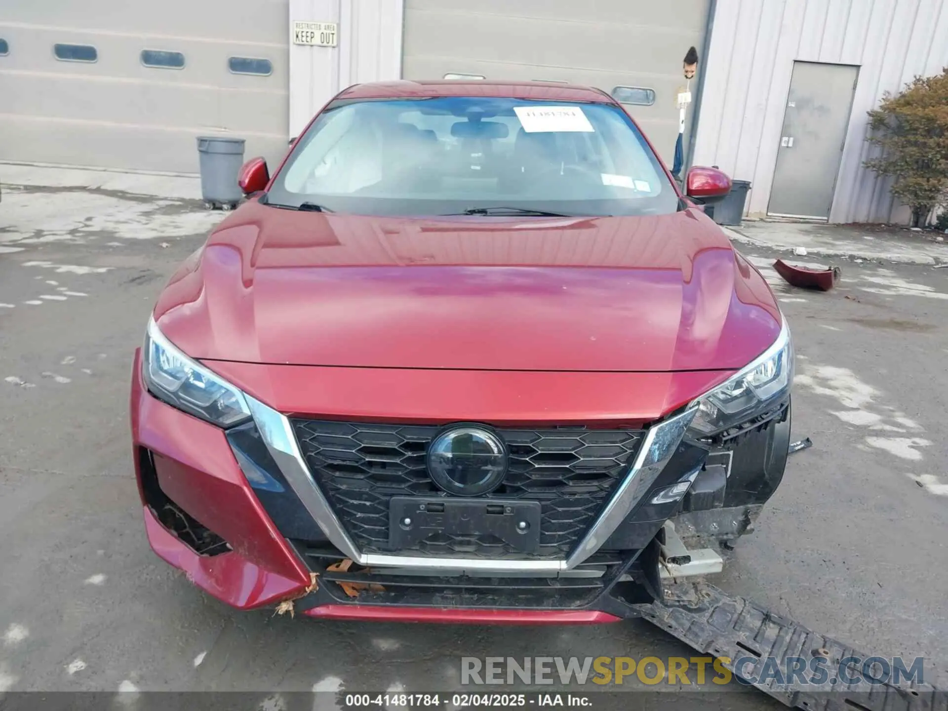 12 Photograph of a damaged car 3N1AB8CV2MY316583 NISSAN SENTRA 2021