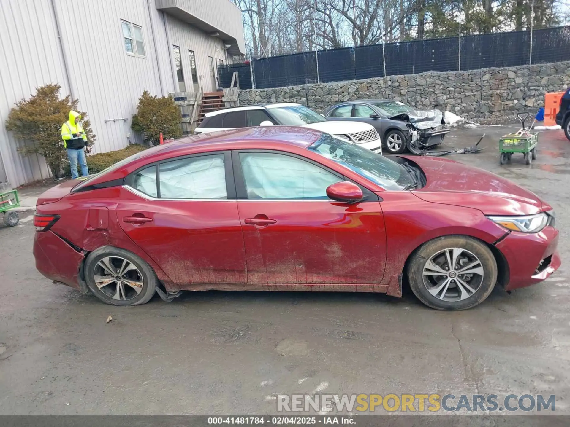 13 Photograph of a damaged car 3N1AB8CV2MY316583 NISSAN SENTRA 2021