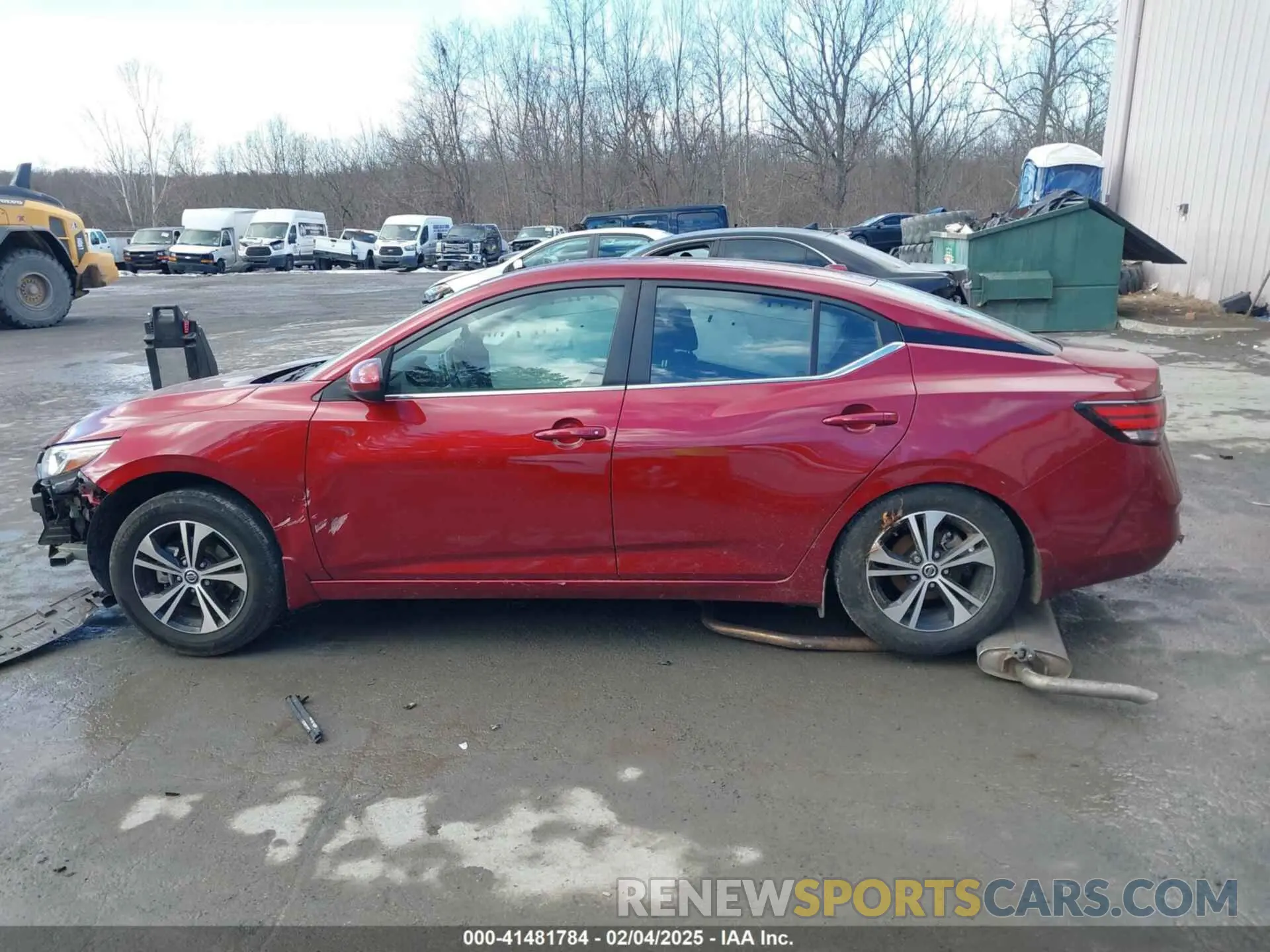 14 Photograph of a damaged car 3N1AB8CV2MY316583 NISSAN SENTRA 2021