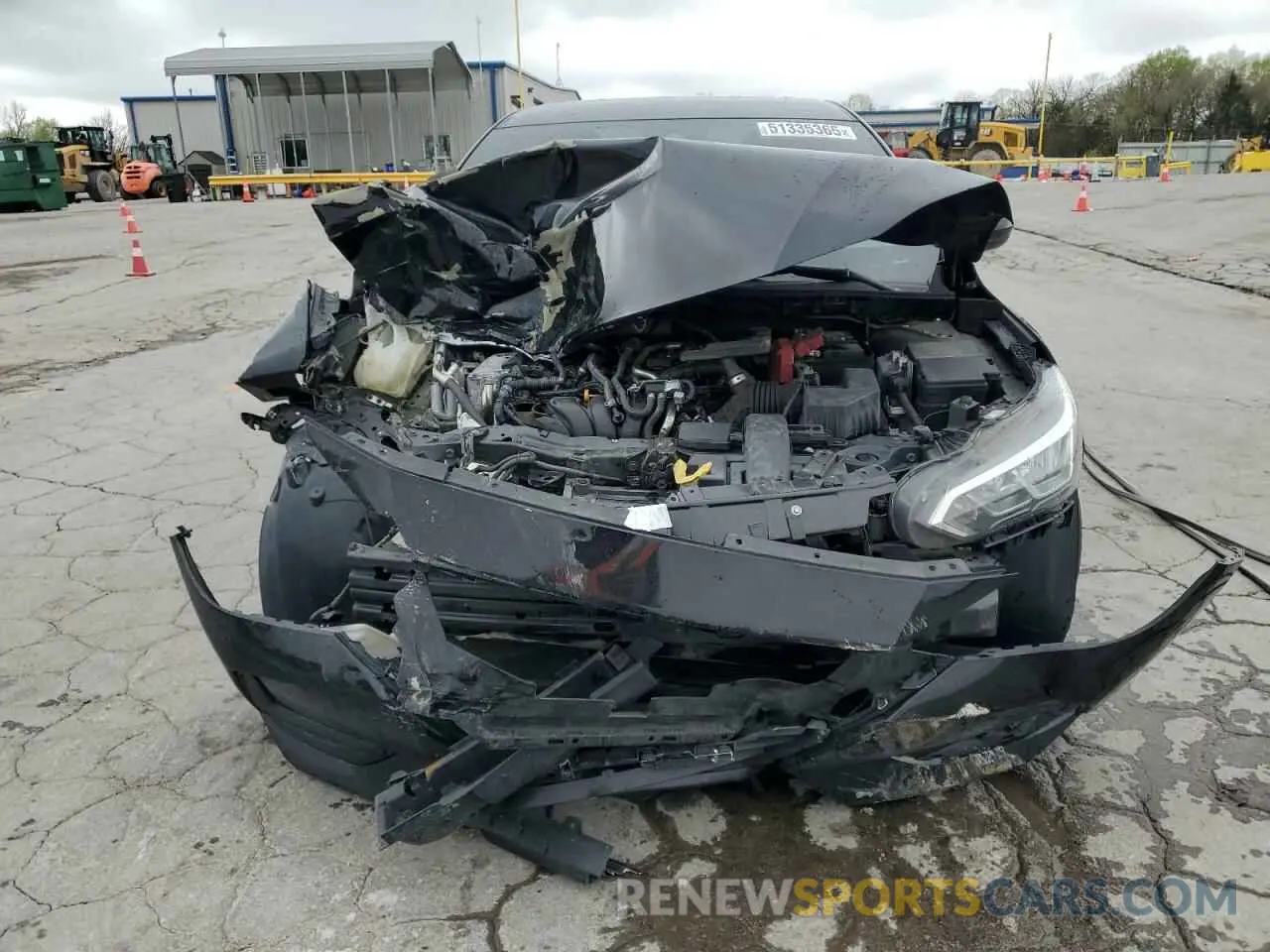 5 Photograph of a damaged car 3N1AB8CV3MY221191 NISSAN SENTRA 2021
