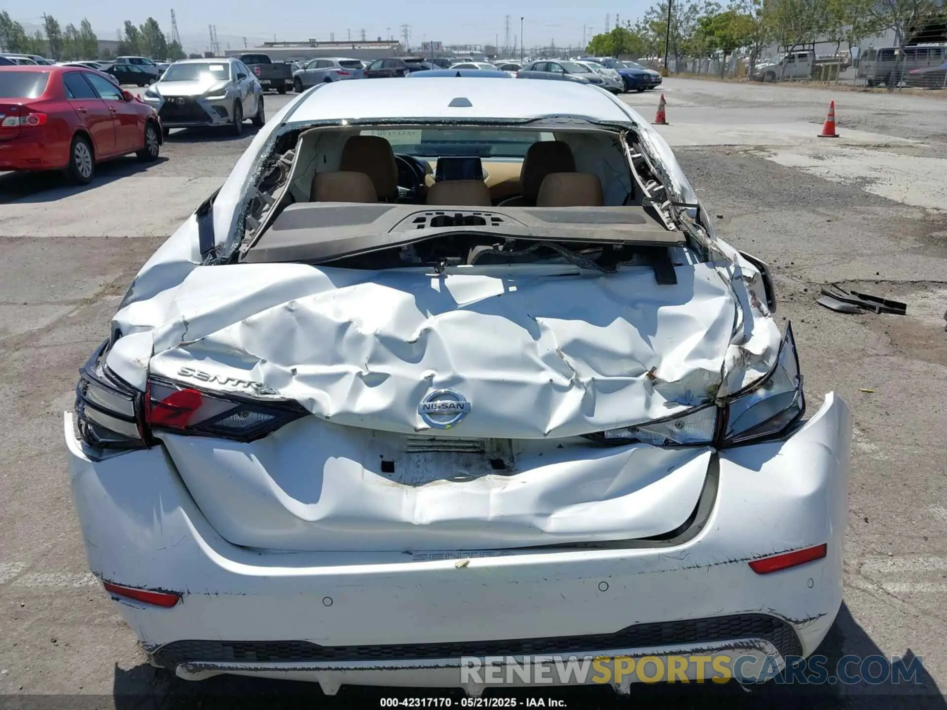 6 Photograph of a damaged car 3N1AB8CV3MY231042 NISSAN SENTRA 2021