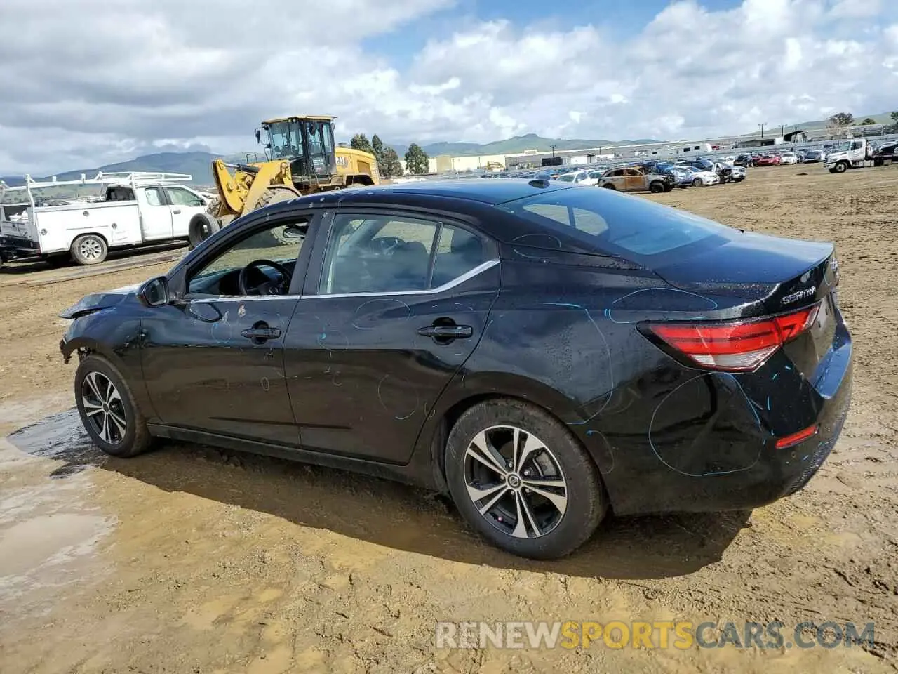 2 Photograph of a damaged car 3N1AB8CV3MY255163 NISSAN SENTRA 2021