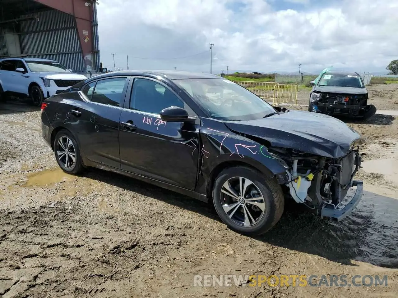 4 Photograph of a damaged car 3N1AB8CV3MY255163 NISSAN SENTRA 2021