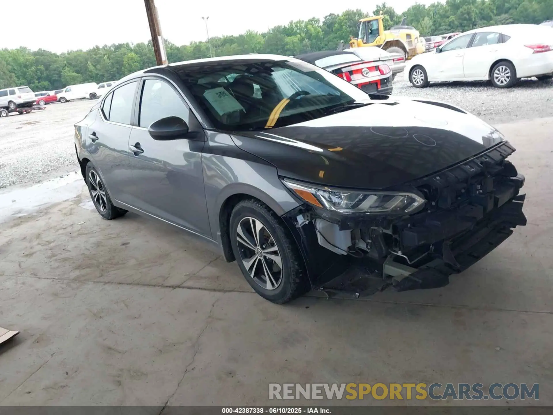 1 Photograph of a damaged car 3N1AB8CV3MY258015 NISSAN SENTRA 2021