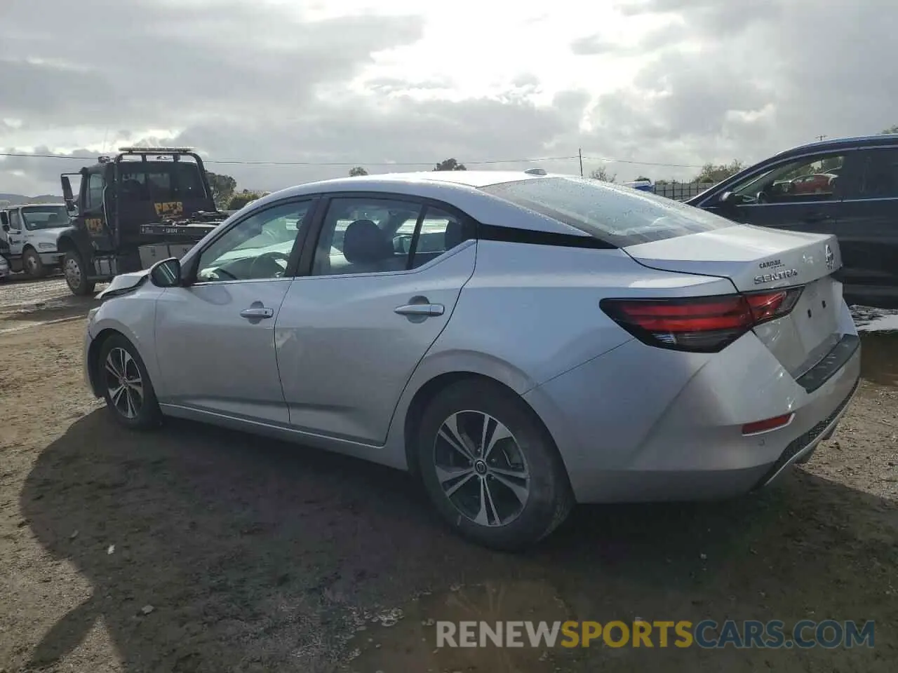 2 Photograph of a damaged car 3N1AB8CV3MY259925 NISSAN SENTRA 2021