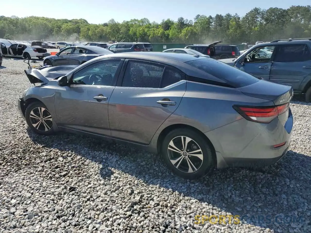 2 Photograph of a damaged car 3N1AB8CV3MY290432 NISSAN SENTRA 2021