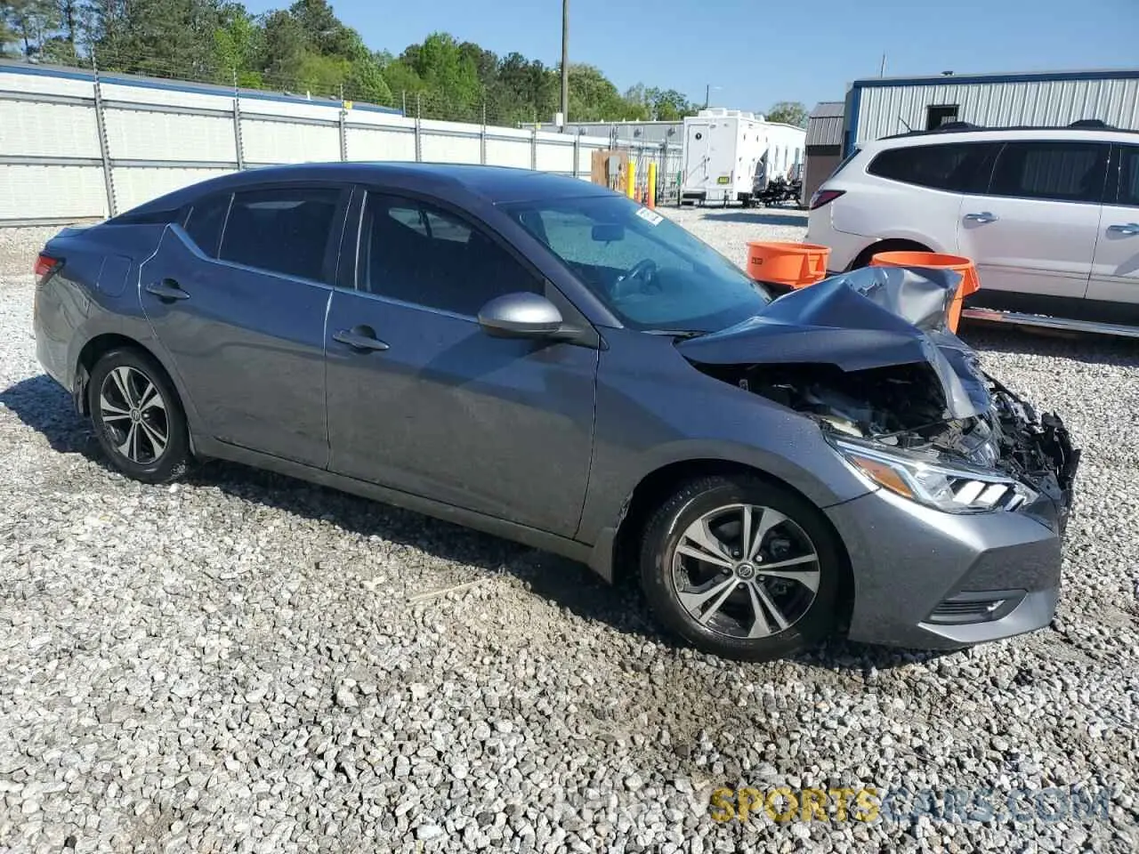 4 Photograph of a damaged car 3N1AB8CV3MY290432 NISSAN SENTRA 2021