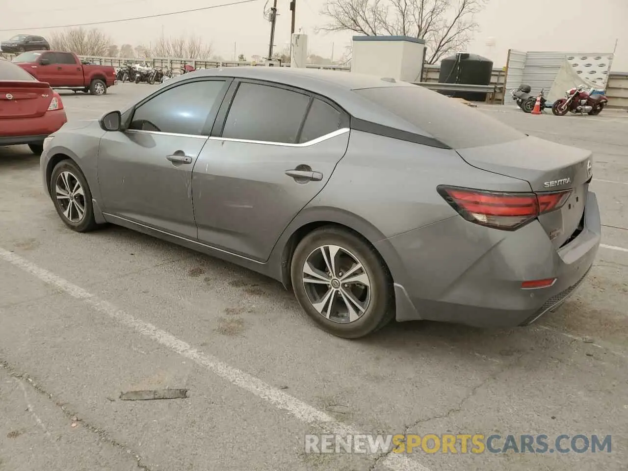 2 Photograph of a damaged car 3N1AB8CV3MY308668 NISSAN SENTRA 2021