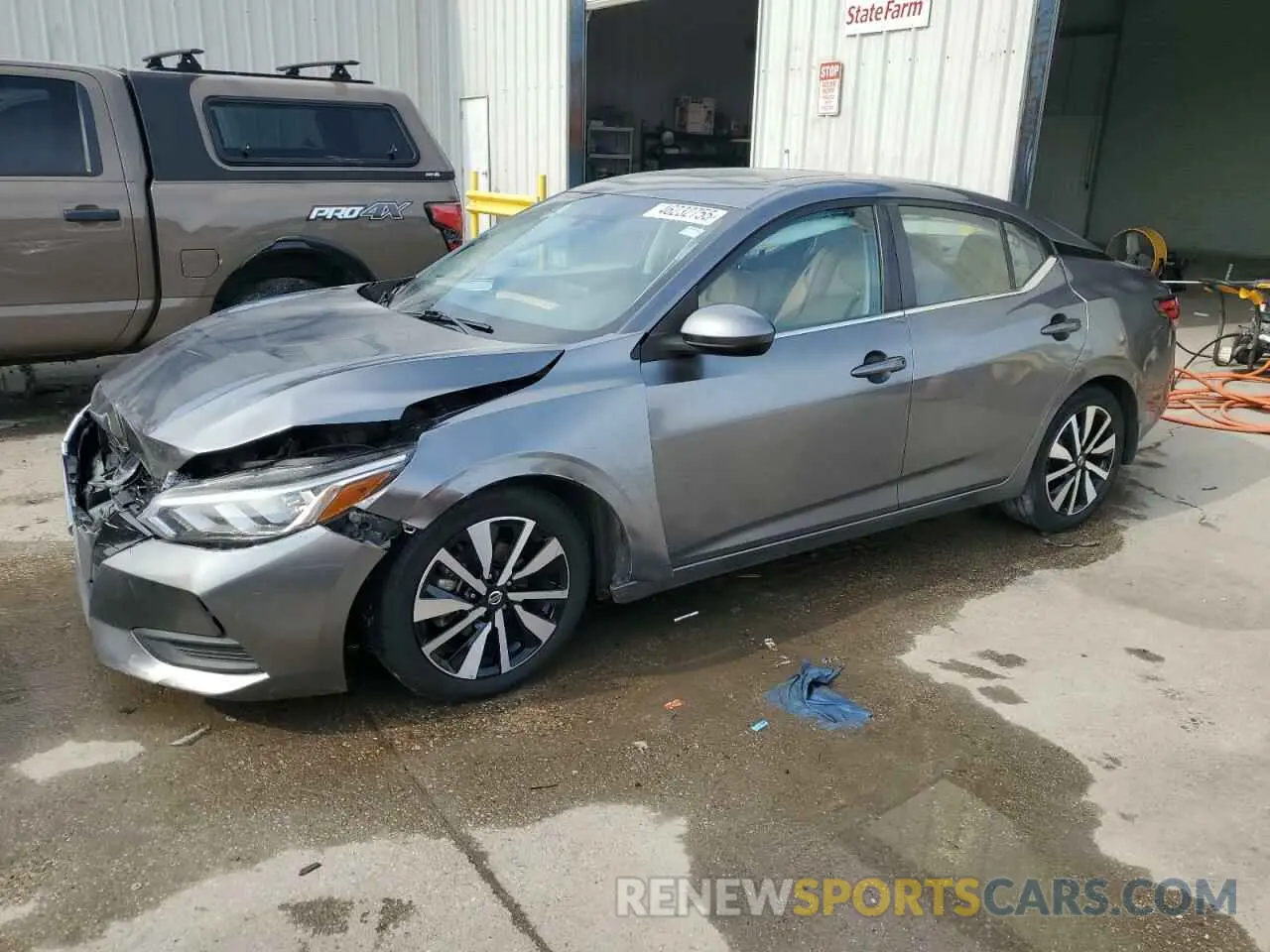 1 Photograph of a damaged car 3N1AB8CV3MY314678 NISSAN SENTRA 2021