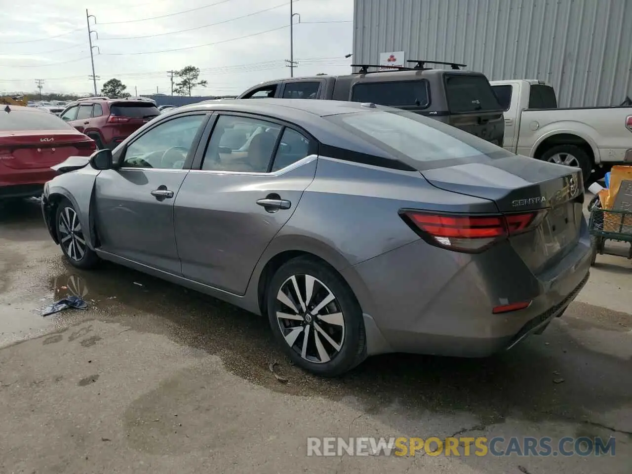 2 Photograph of a damaged car 3N1AB8CV3MY314678 NISSAN SENTRA 2021