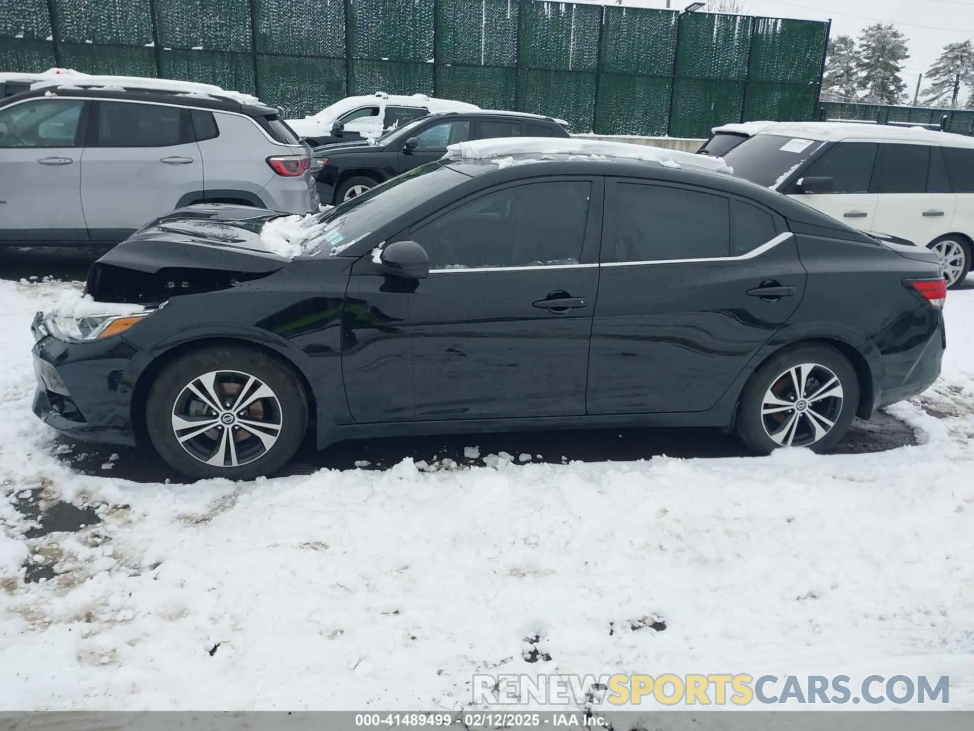 14 Photograph of a damaged car 3N1AB8CV3MY323686 NISSAN SENTRA 2021