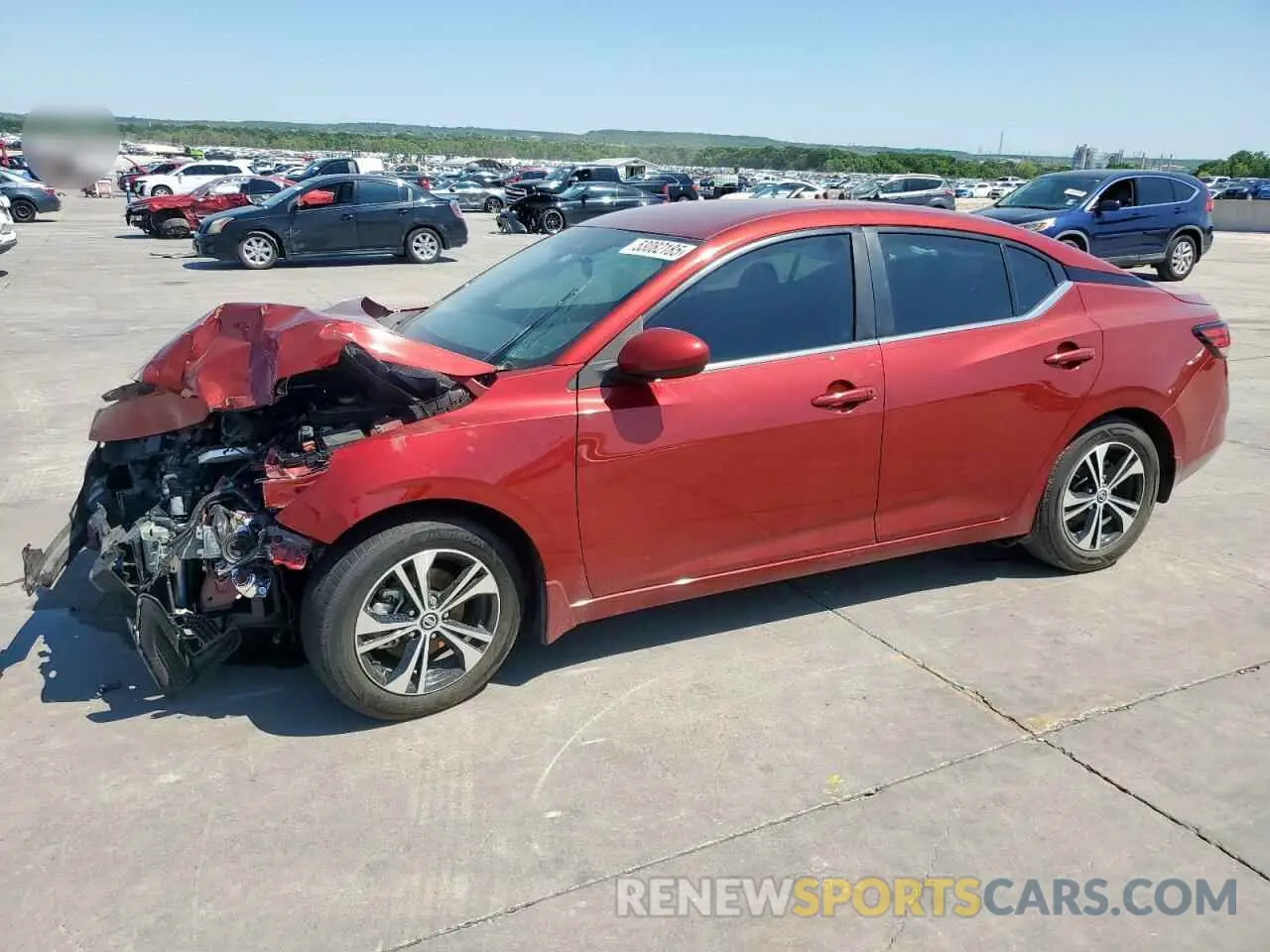 1 Фотография поврежденного автомобиля 3N1AB8CV3MY324367 NISSAN SENTRA 2021