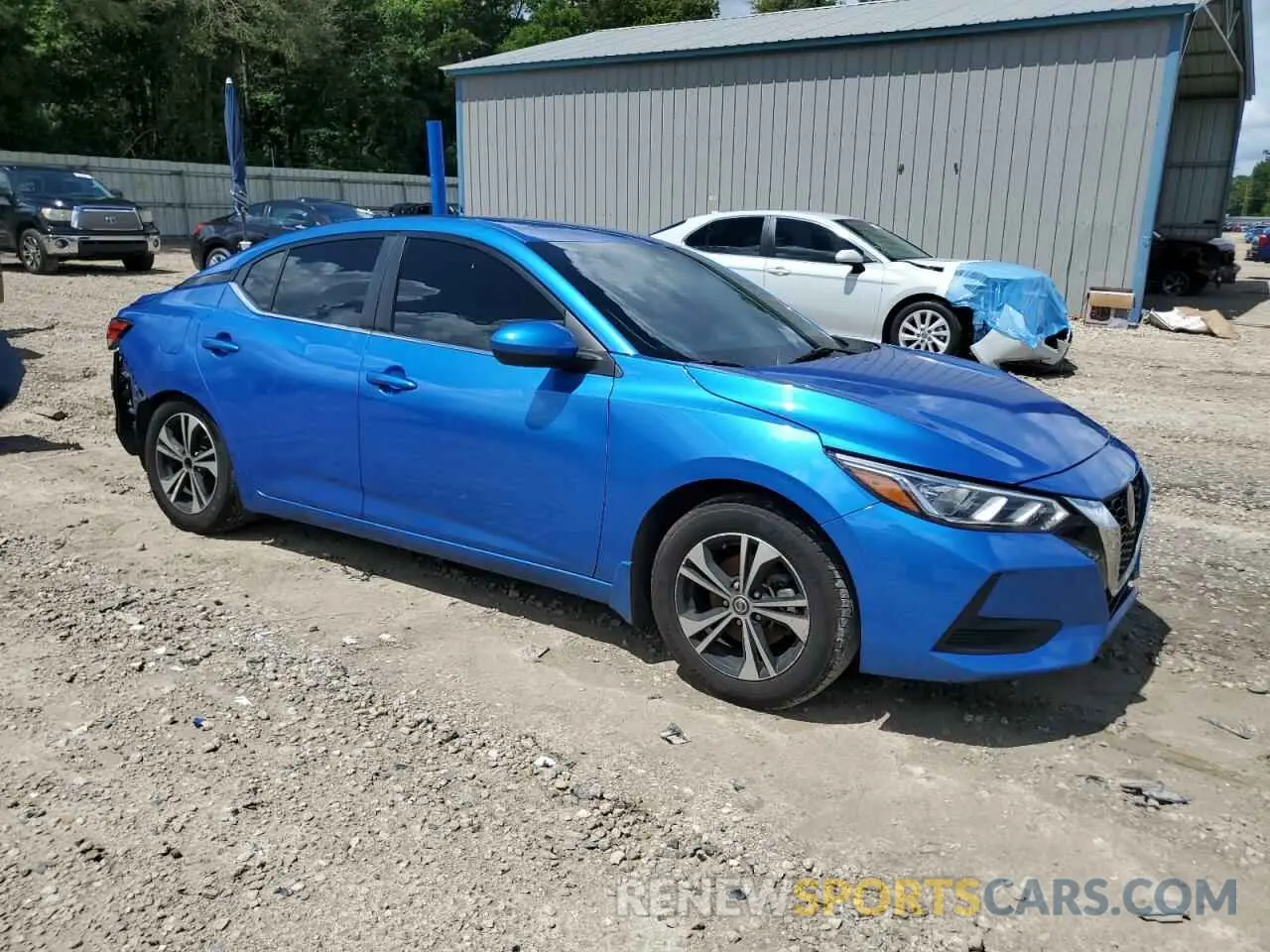 4 Фотография поврежденного автомобиля 3N1AB8CV4MY226206 NISSAN SENTRA 2021