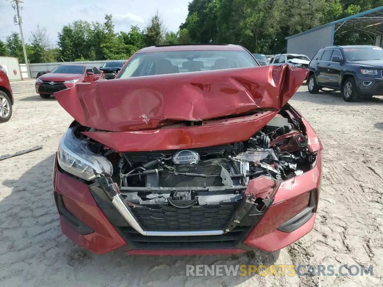 5 Photograph of a damaged car 3N1AB8CV4MY228182 NISSAN SENTRA 2021