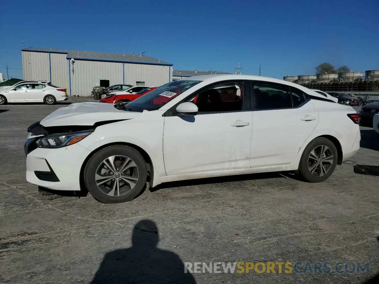 1 Photograph of a damaged car 3N1AB8CV4MY230241 NISSAN SENTRA 2021