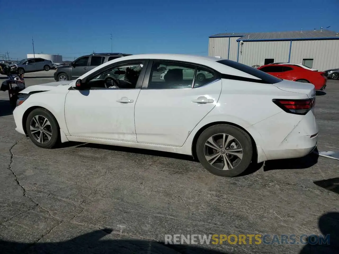 2 Photograph of a damaged car 3N1AB8CV4MY230241 NISSAN SENTRA 2021