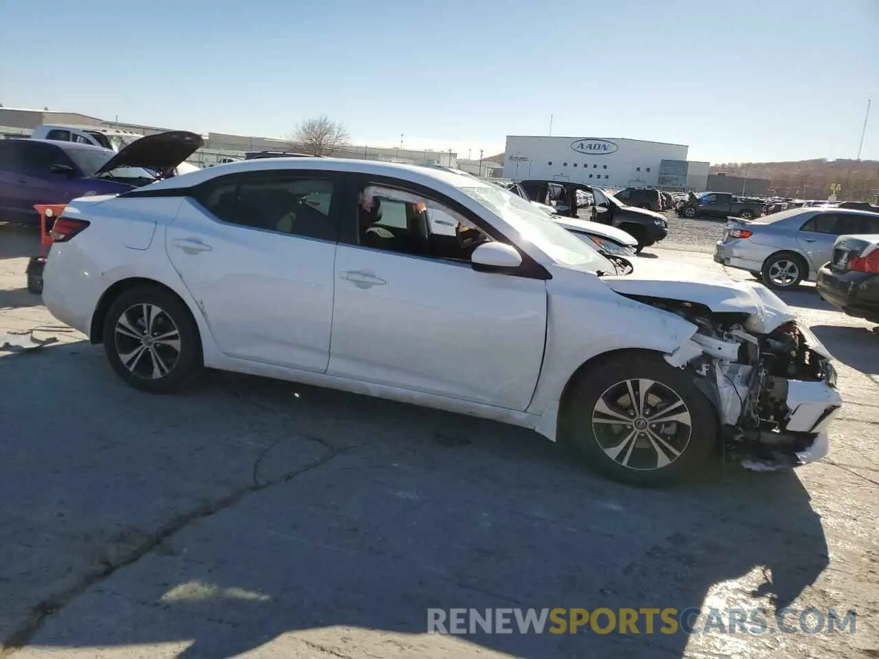 4 Photograph of a damaged car 3N1AB8CV4MY230241 NISSAN SENTRA 2021