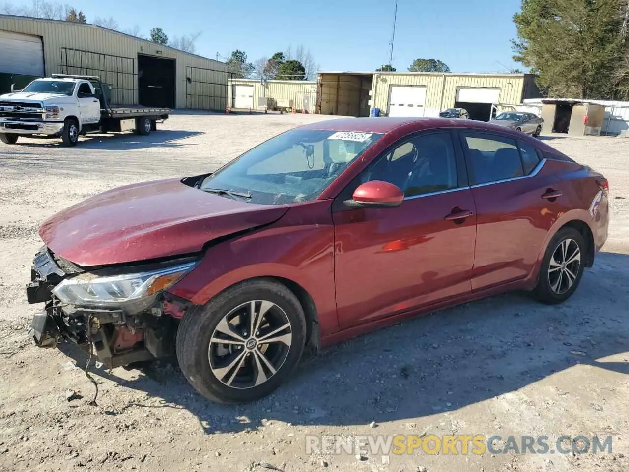 1 Photograph of a damaged car 3N1AB8CV4MY235214 NISSAN SENTRA 2021