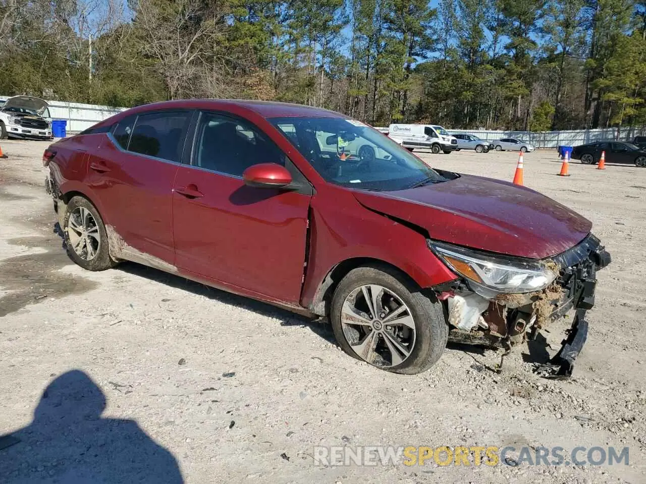 4 Photograph of a damaged car 3N1AB8CV4MY235214 NISSAN SENTRA 2021