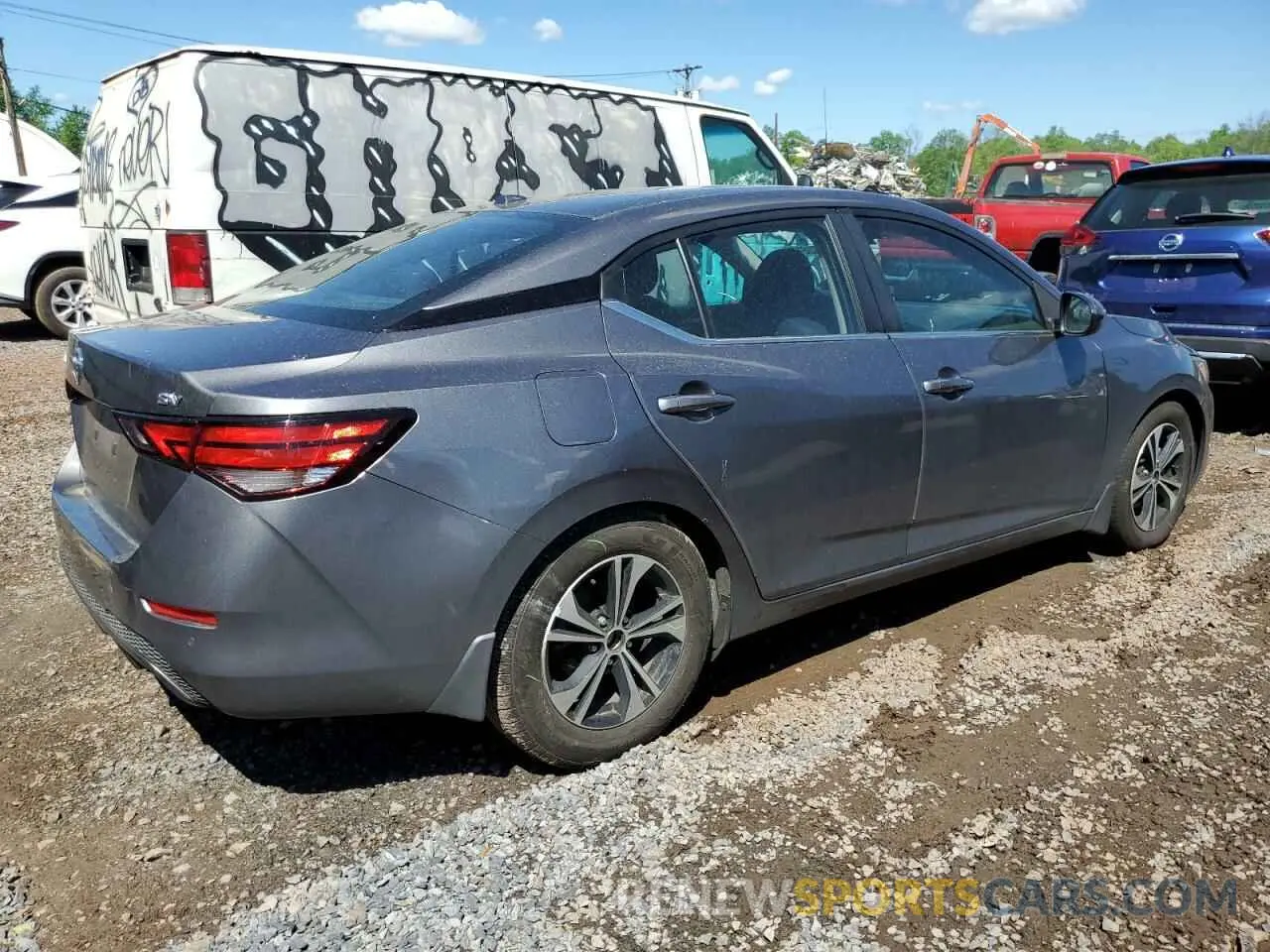 3 Фотография поврежденного автомобиля 3N1AB8CV4MY257939 NISSAN SENTRA 2021