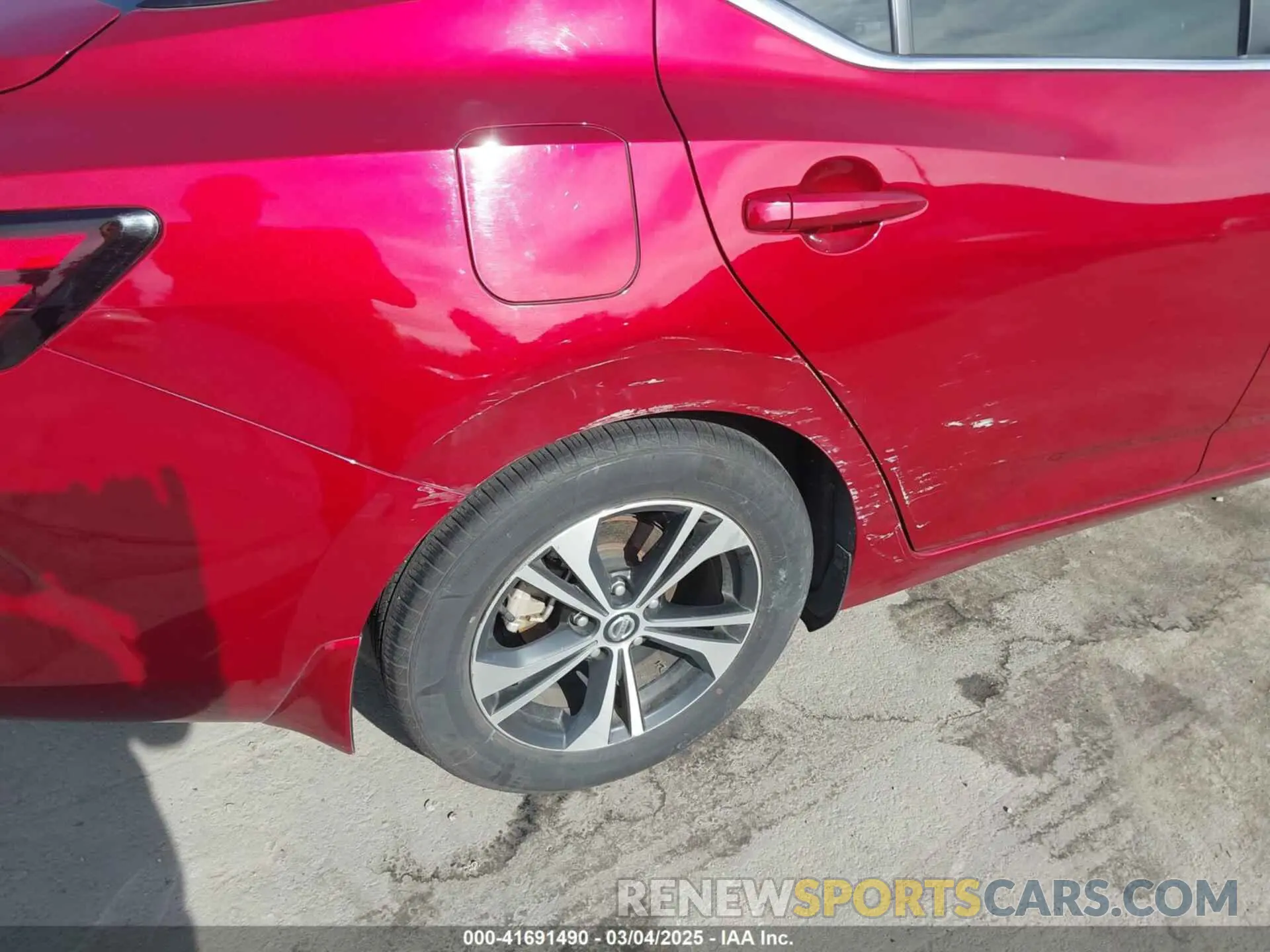 6 Фотография поврежденного автомобиля 3N1AB8CV4MY267872 NISSAN SENTRA 2021