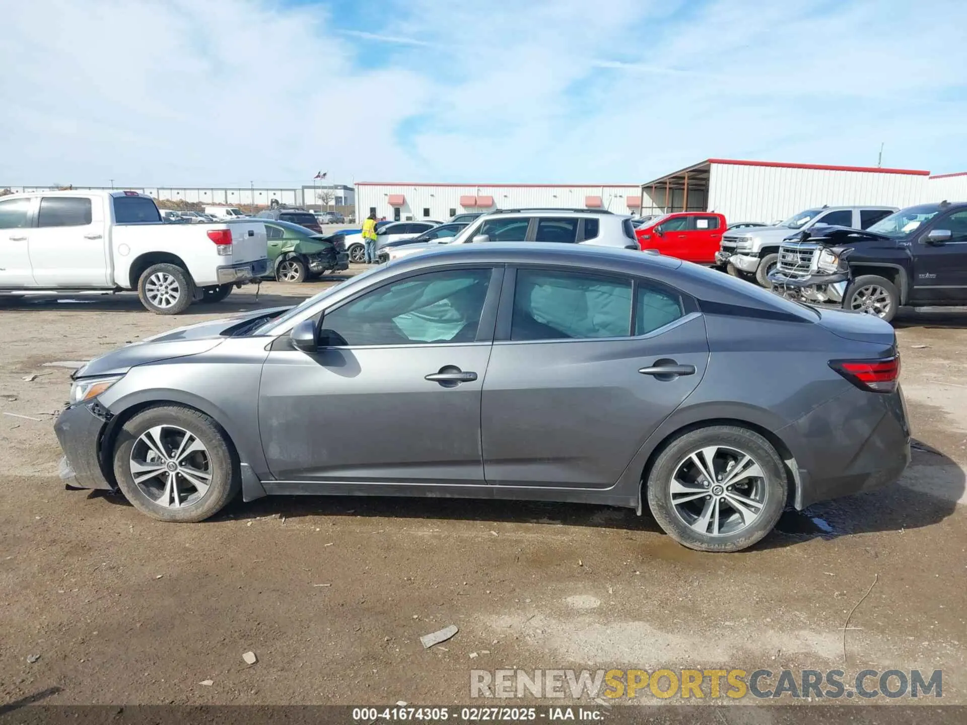 14 Photograph of a damaged car 3N1AB8CV4MY278287 NISSAN SENTRA 2021