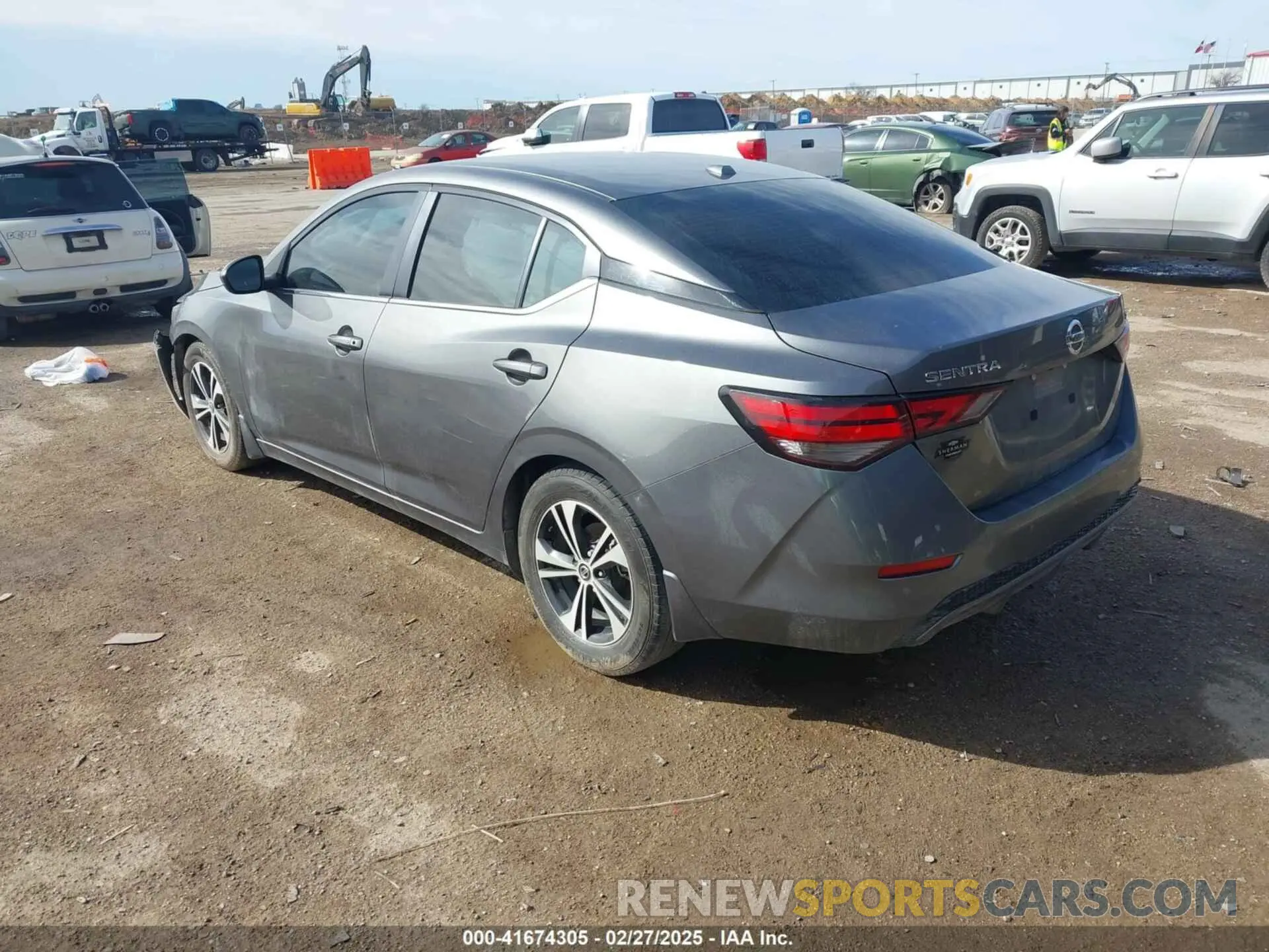 3 Photograph of a damaged car 3N1AB8CV4MY278287 NISSAN SENTRA 2021
