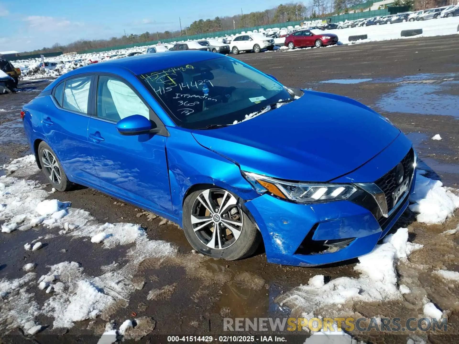 1 Photograph of a damaged car 3N1AB8CV4MY292495 NISSAN SENTRA 2021