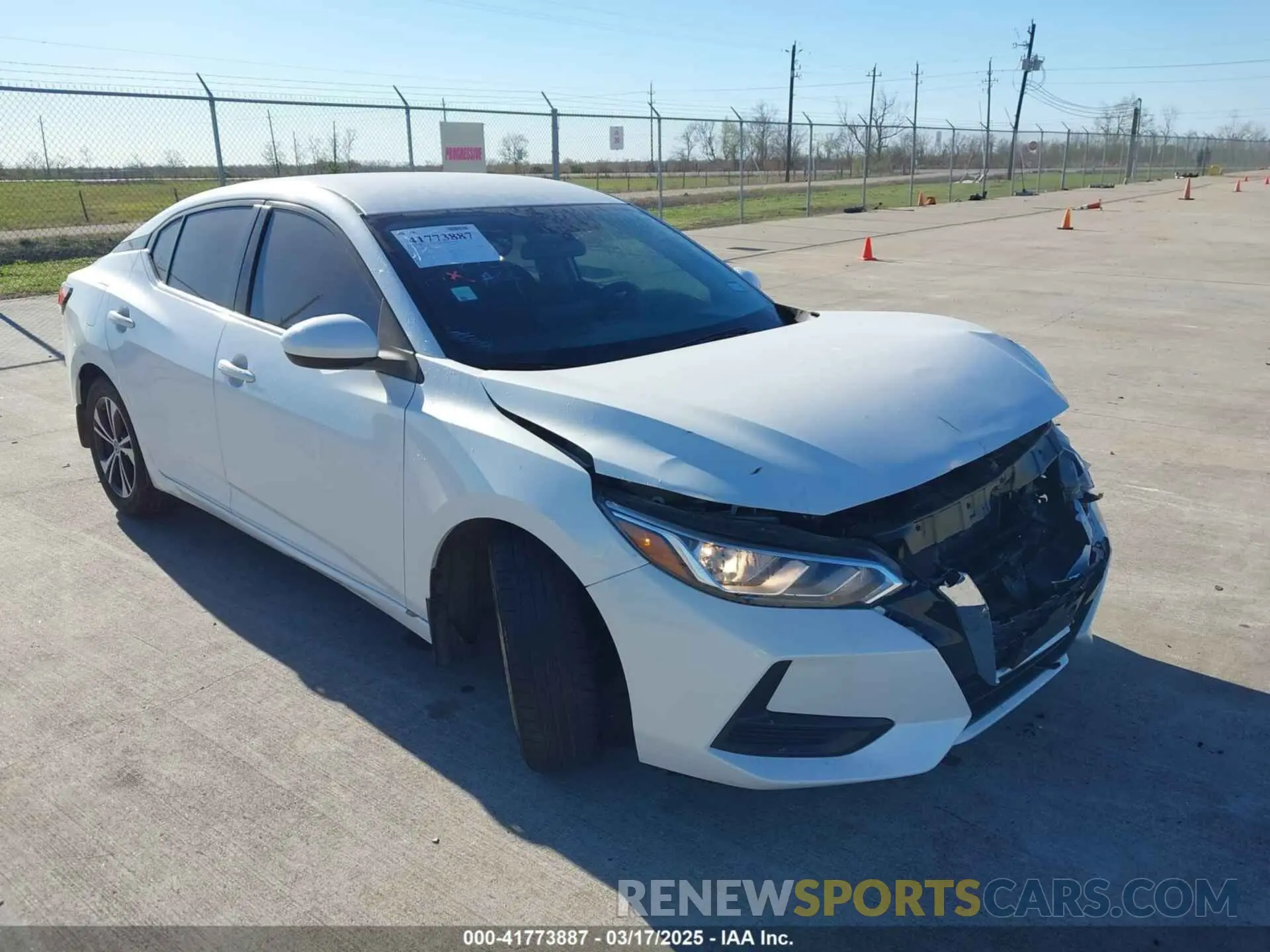 1 Фотография поврежденного автомобиля 3N1AB8CV4MY298457 NISSAN SENTRA 2021